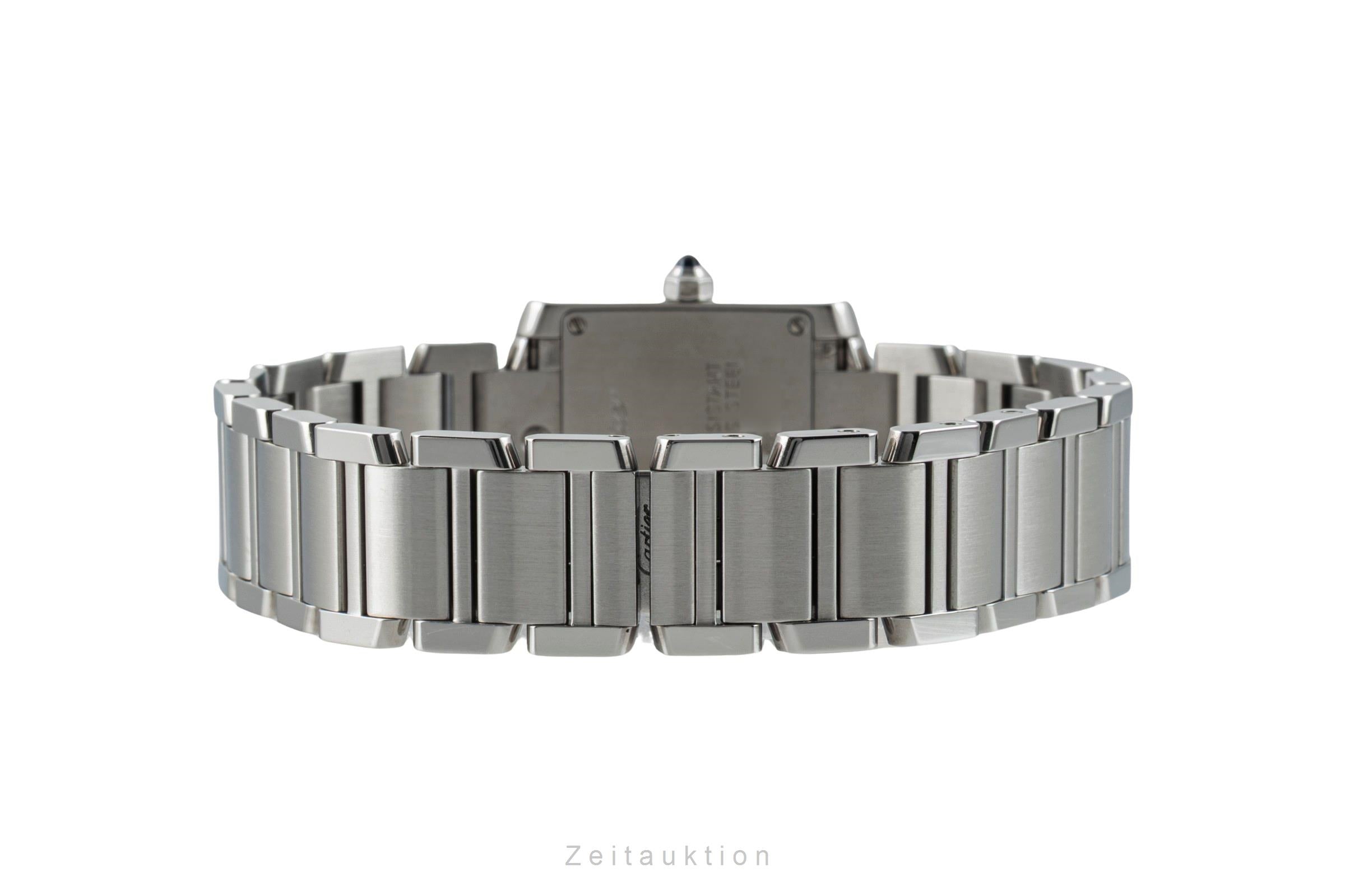 Cartier Tank Francaise Lady Stahl Damenuhr Ref. W51008Q3  [2602388]