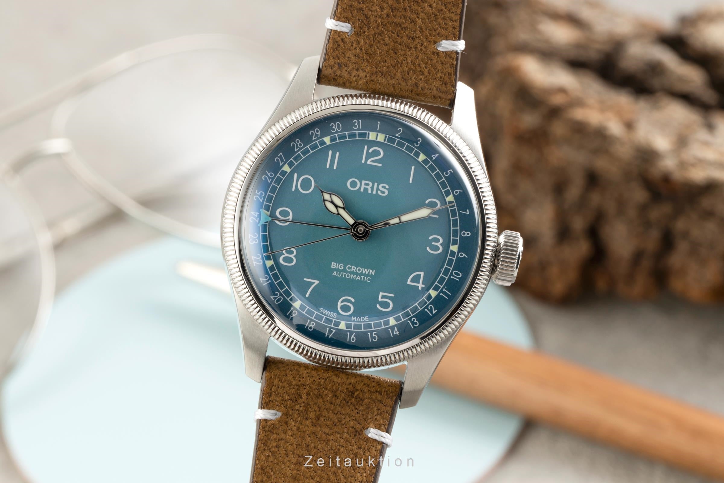 Oris Big Crown acero automático reloj para caballeros 01 754 7779 4065-Set LP: 2250EUR  [2602389]