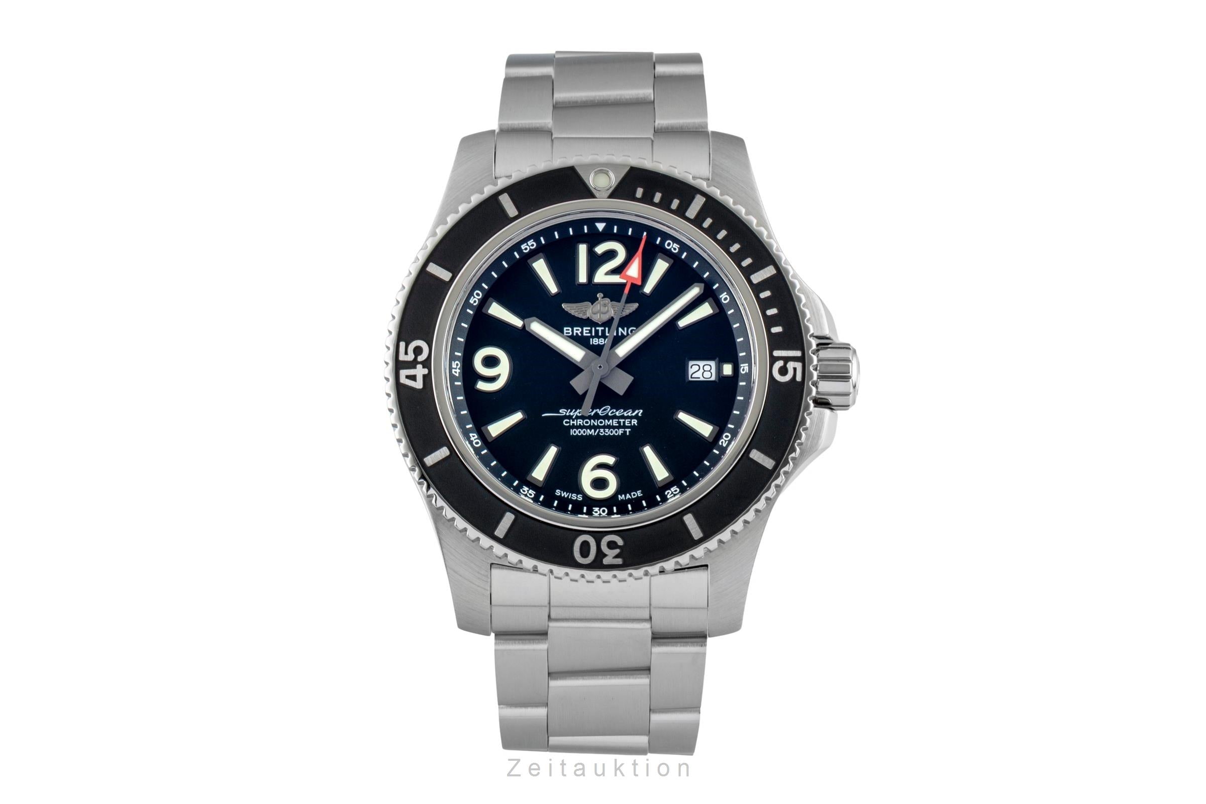 Breitling Superocean acero automático reloj para caballeros A17367D71B1A1  [2602392]
