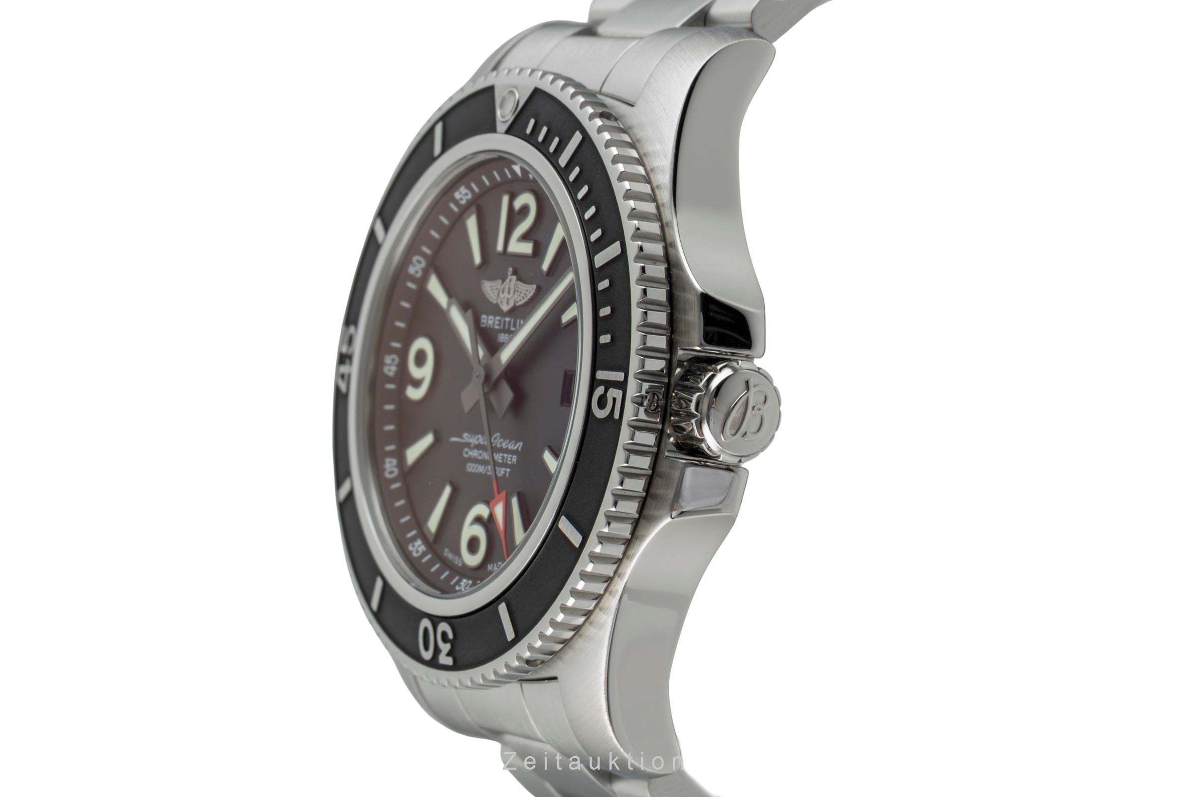 Breitling Superocean acero automático reloj para caballeros A17367D71B1A1  [2602392]