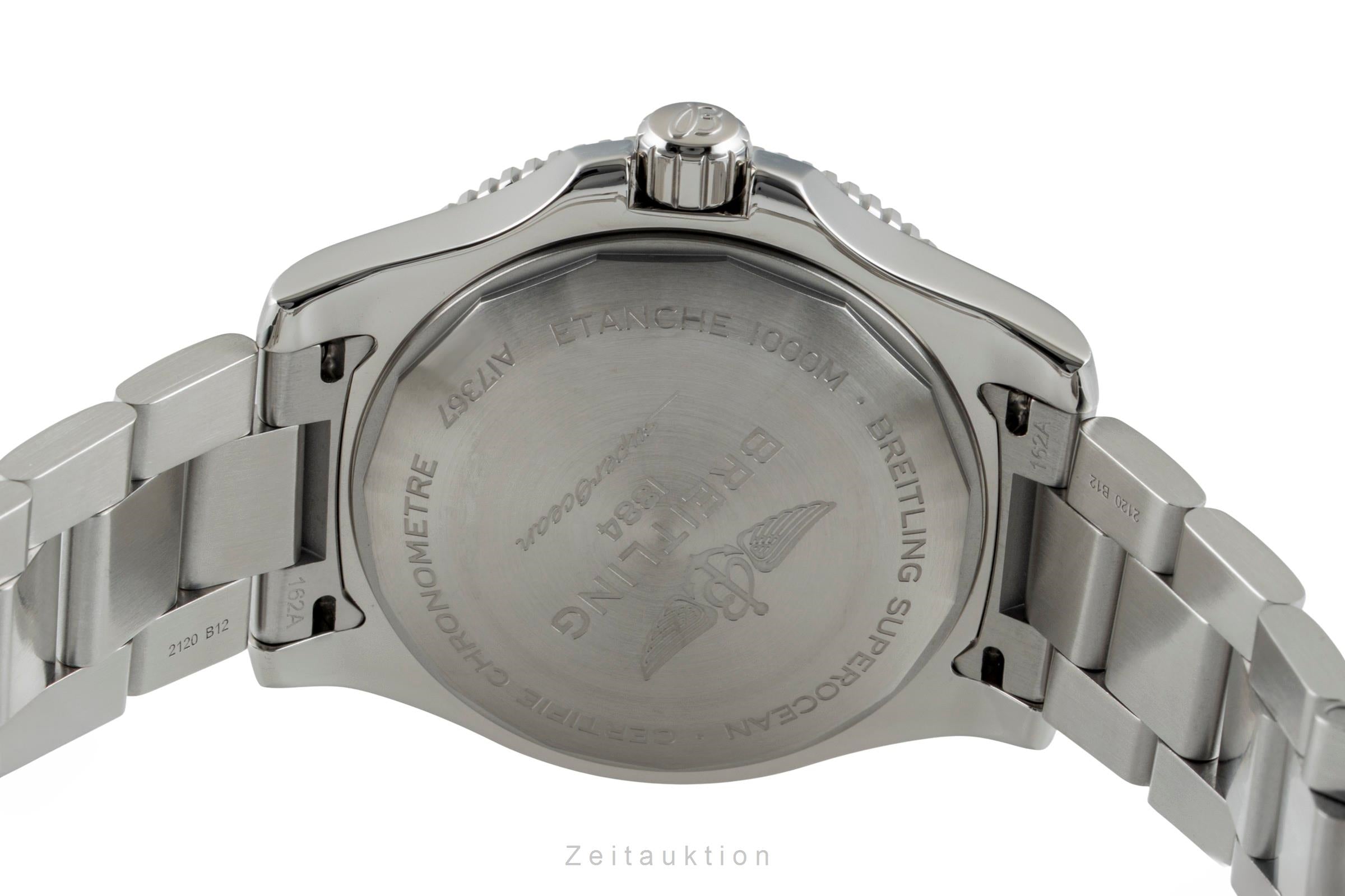 Breitling Superocean acero automático reloj para caballeros A17367D71B1A1  [2602392]