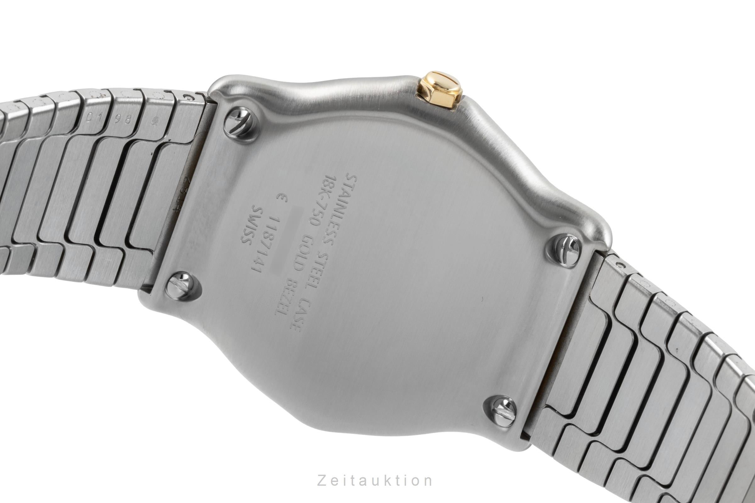 Ebel Classic Wave Stahl / Gold Herrenuhr Ref. E1187141 Travelcase & Papiere 1998 [2602394]