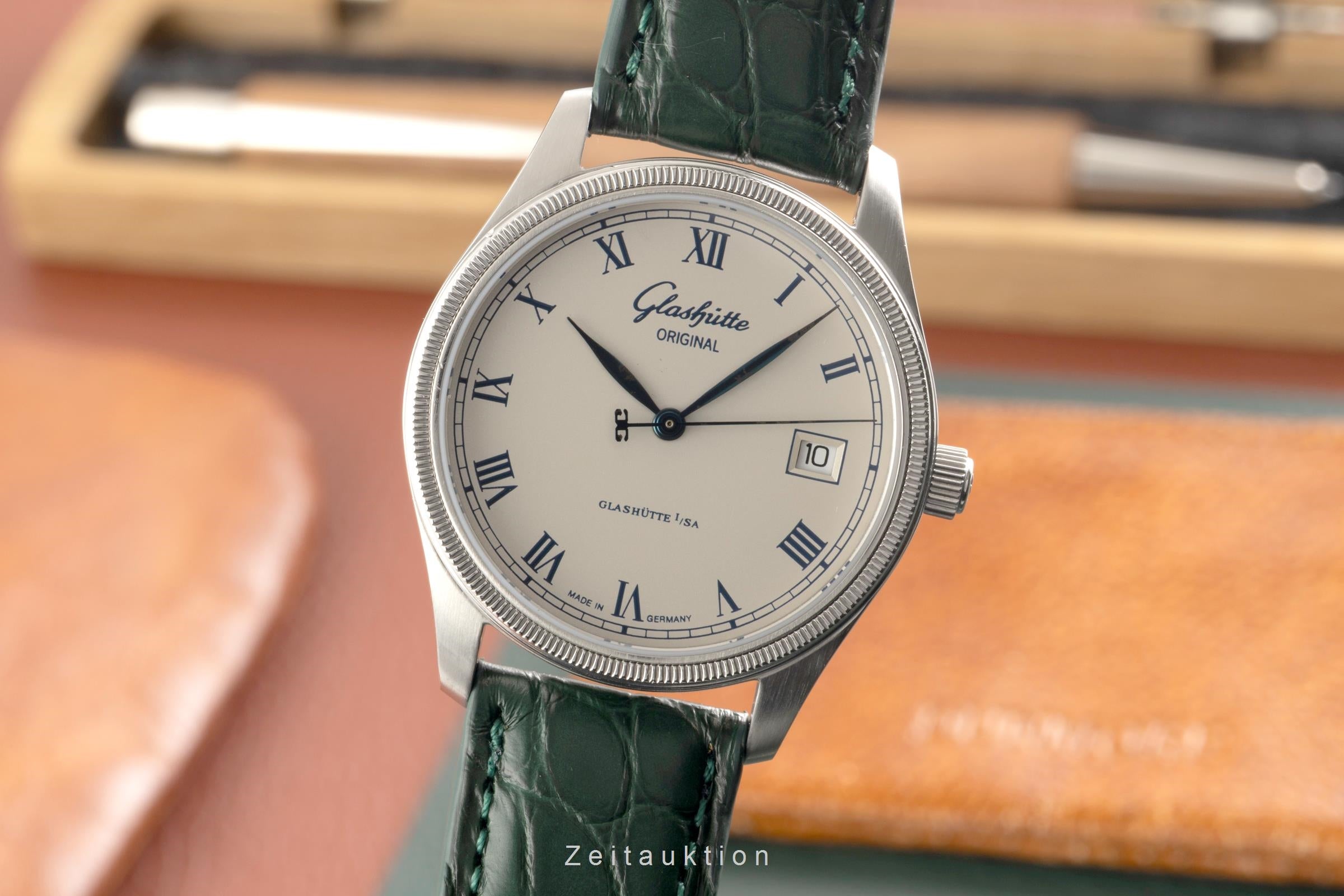 Glashütte Senator acero automático reloj para caballeros 10-33-02-03-04  [2602400]