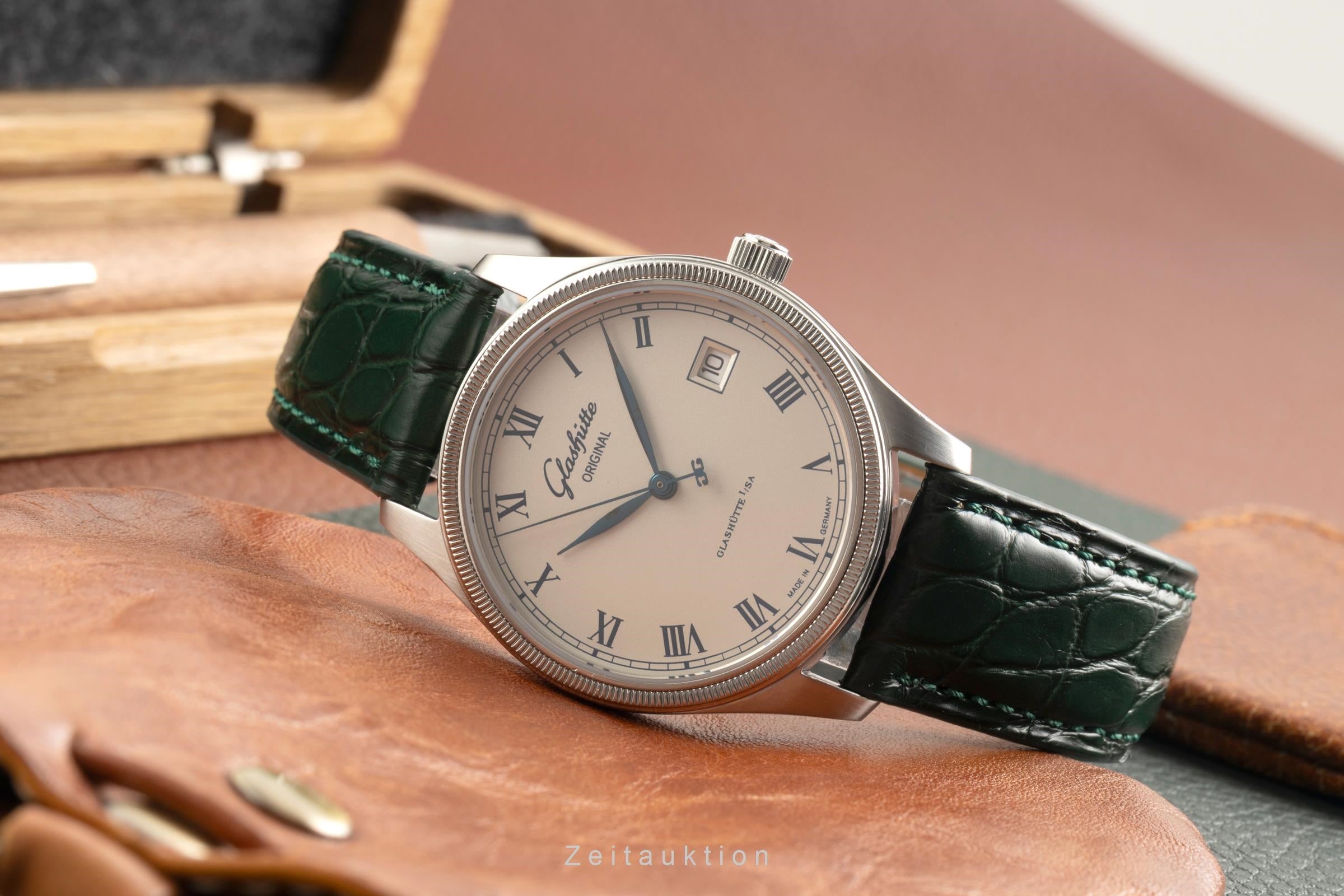 Glashütte Senator acero automático reloj para caballeros 10-33-02-03-04  [2602400]