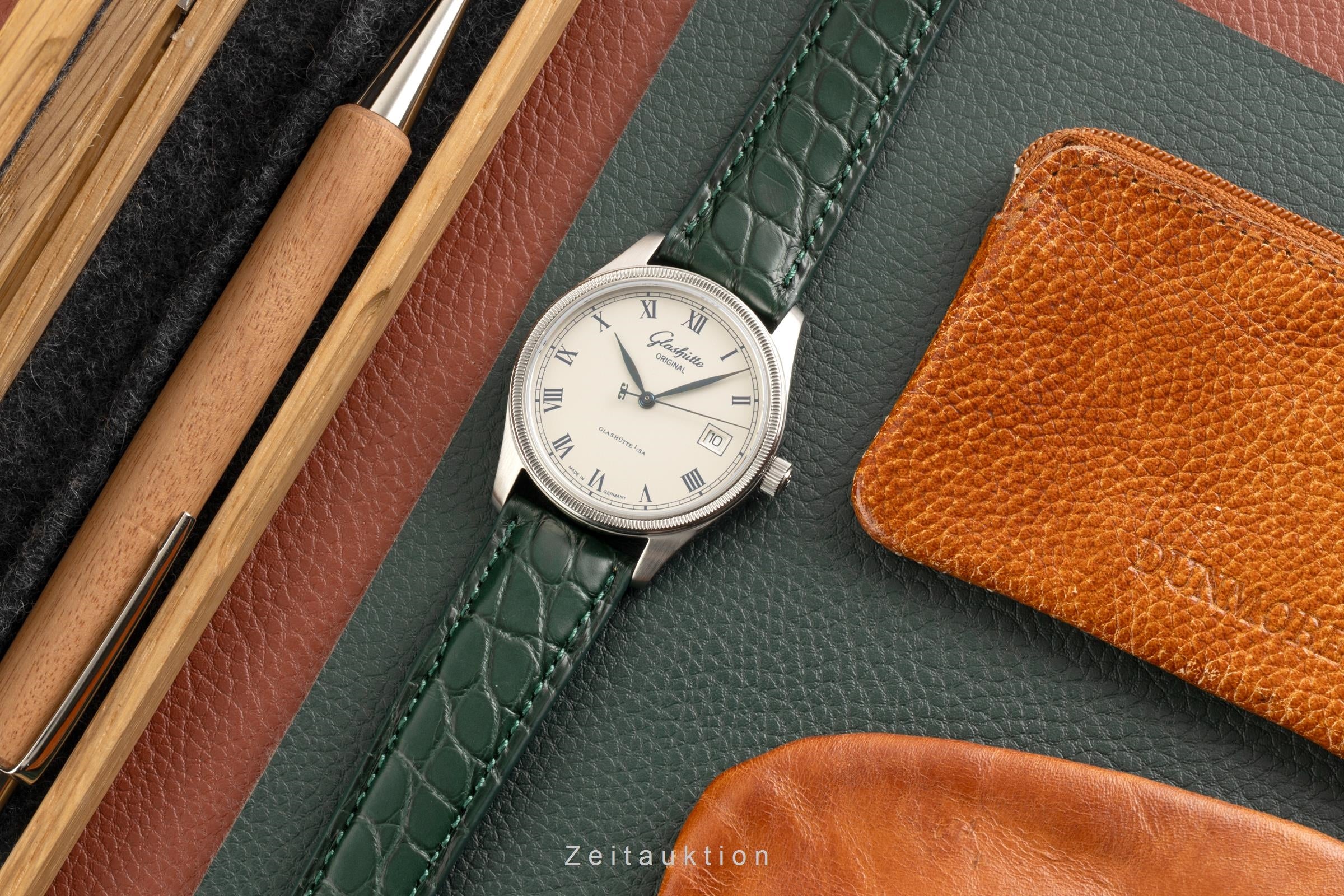 Glashütte Senator acero automático reloj para caballeros 10-33-02-03-04  [2602400]