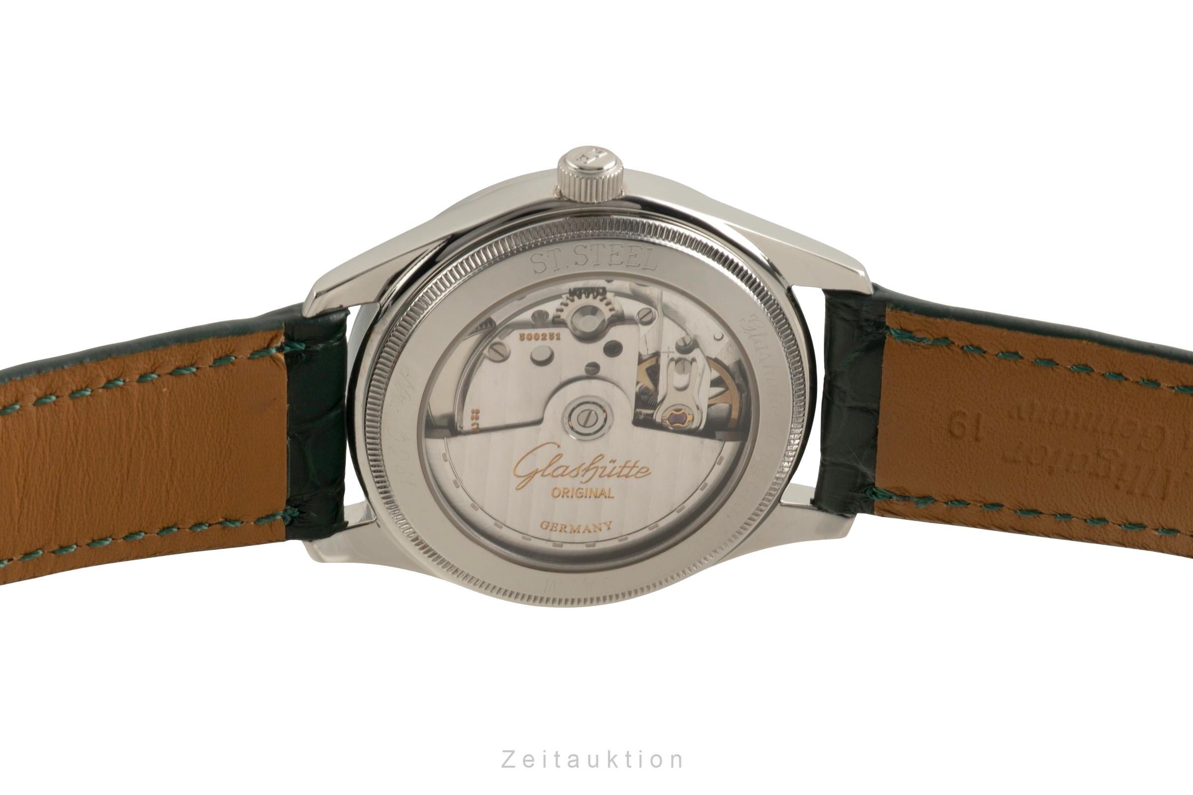 Glashütte Senator acero automático reloj para caballeros 10-33-02-03-04  [2602400]