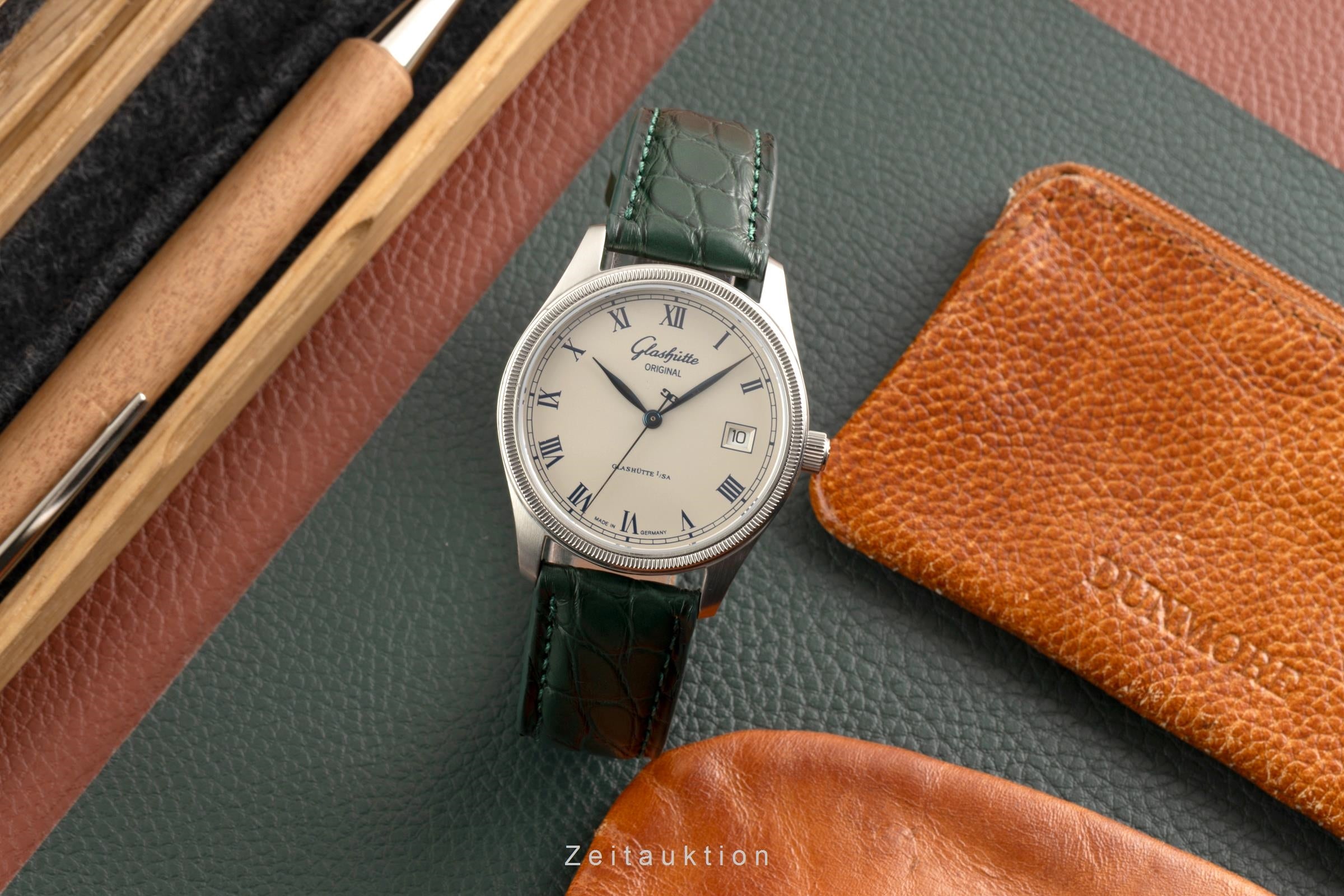 Glashütte Senator acero automático reloj para caballeros 10-33-02-03-04  [2602400]