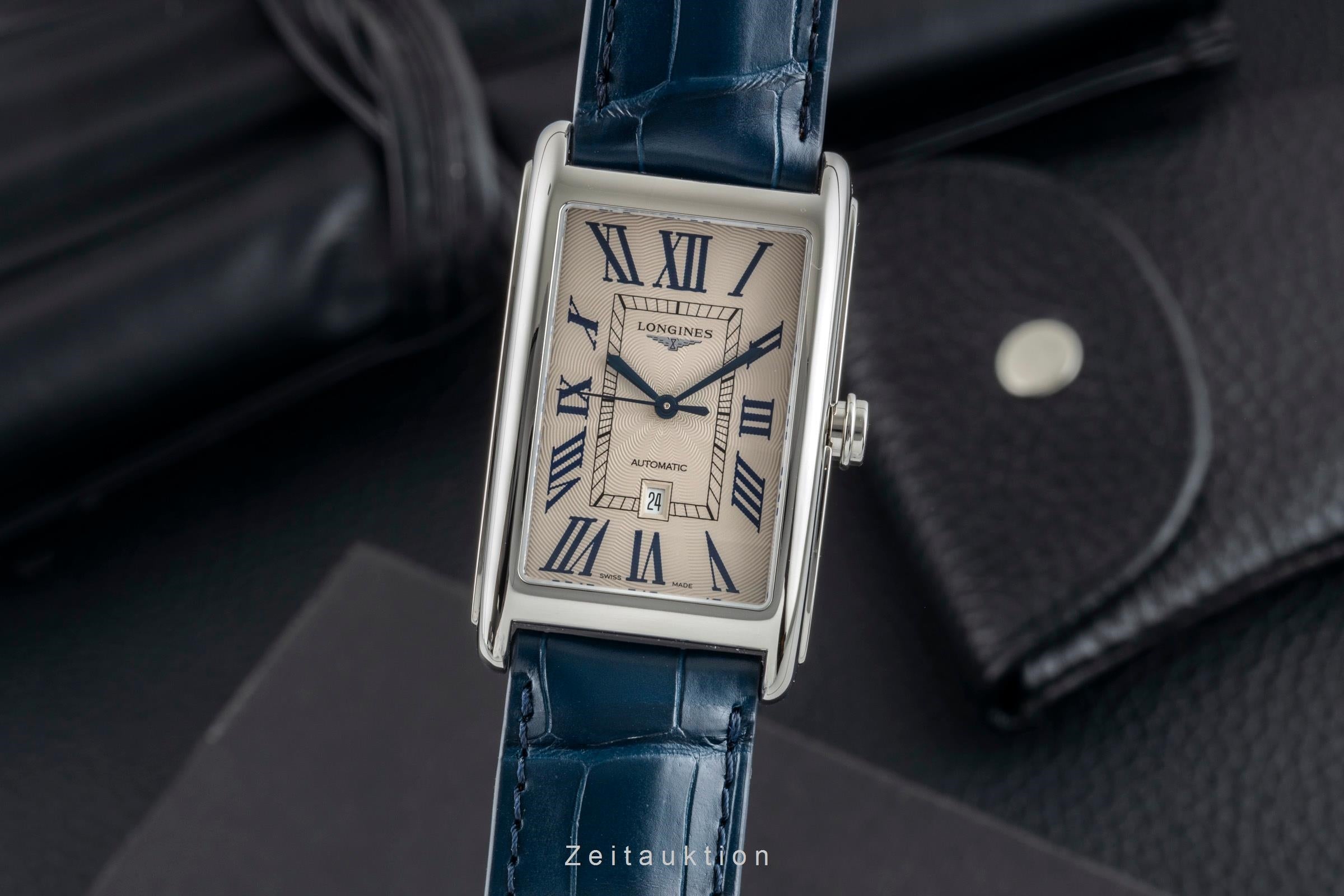 Longines Dolce Vita acier automatique montre pour hommes L5.767.4.71.9 LP: 1950EUR  [2602403]