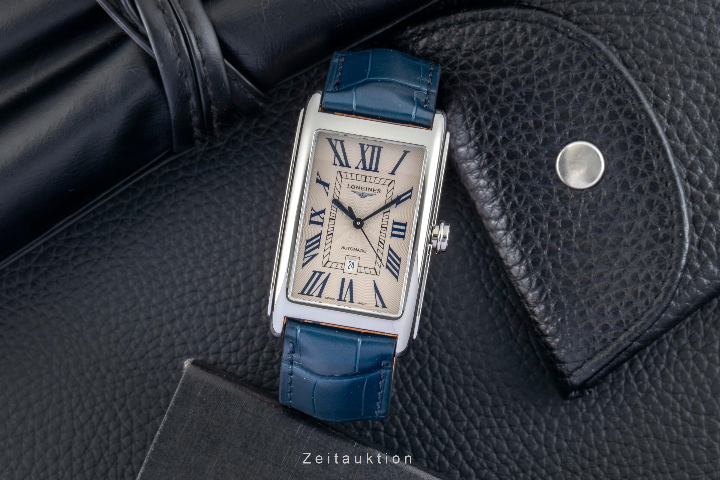 Longines Dolce Vita acier automatique montre pour hommes L5.767.4.71.9 LP: 1950EUR  [2602403]