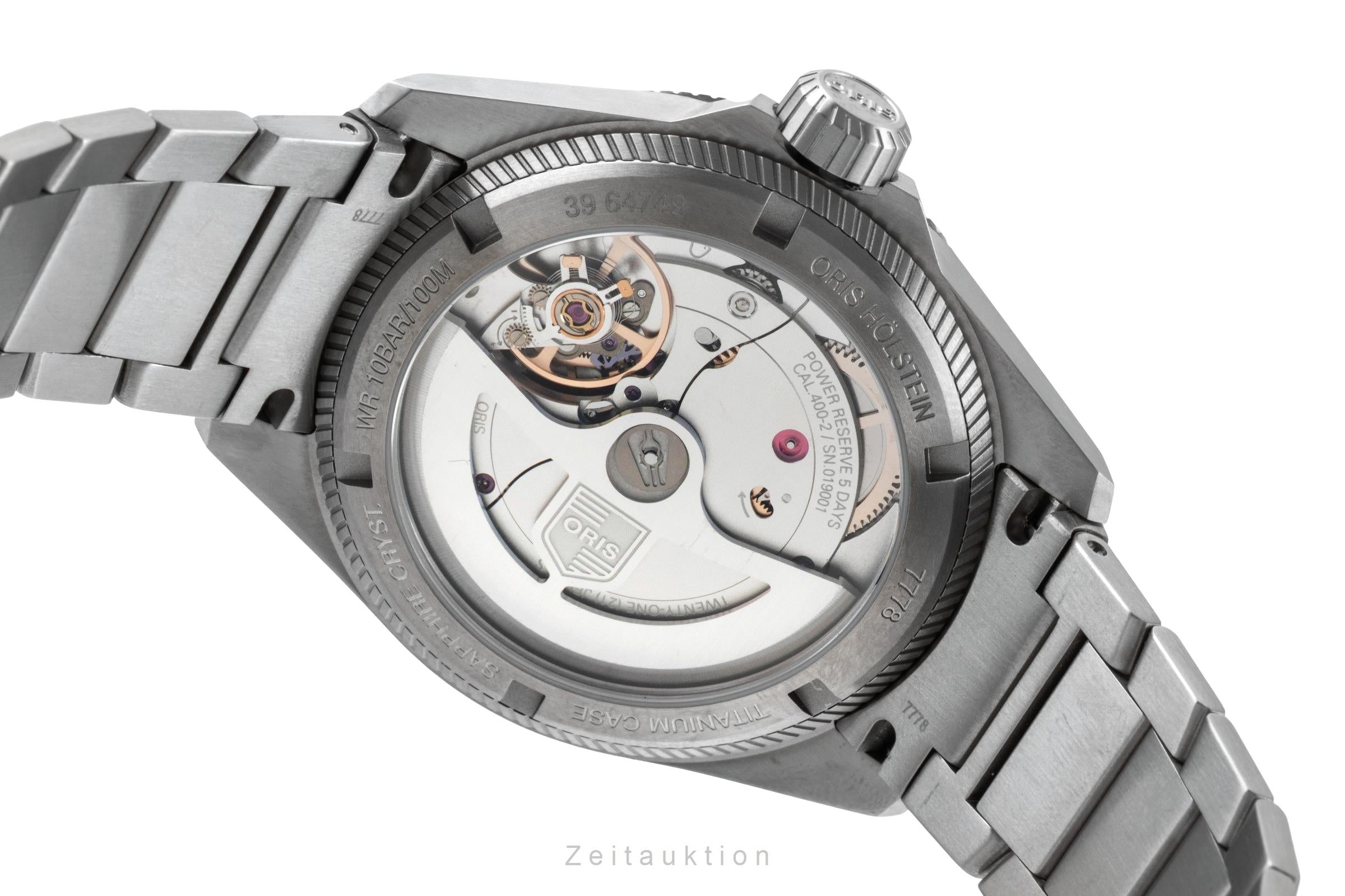 洋楽 L o r i G o l d Oris Big Crown Pro Pilot titanium automatic Kal. 400 Ref. 01 400