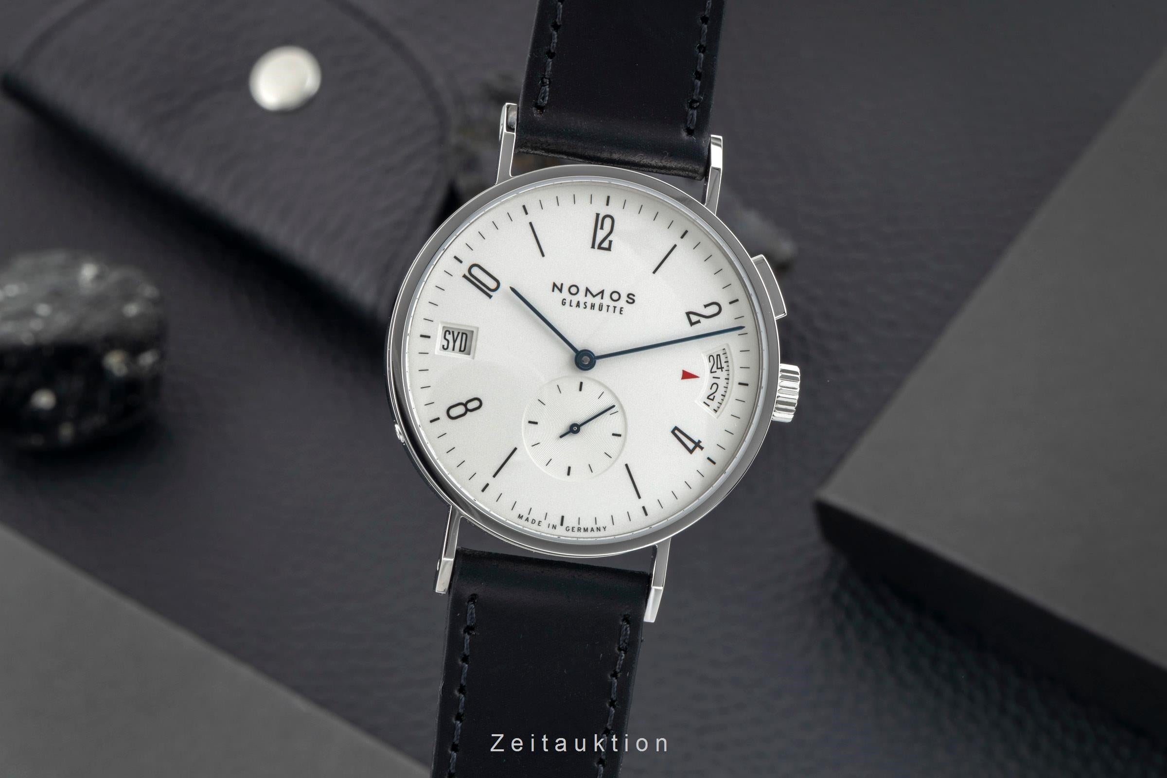 Nomos Tangomat acero automático reloj para caballeros 635 LP: 4040EUR  [2602405]