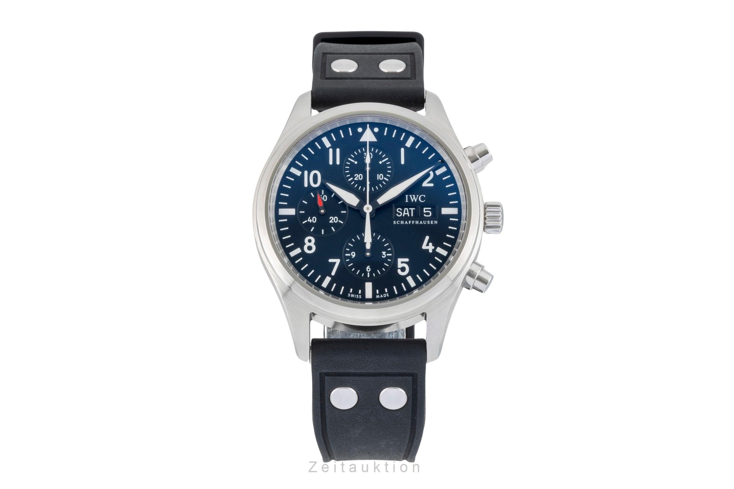 IWC Fliegerchronograph chronograph steel automatic men's watch IW371701 LP: 7800EUR  [2602407]