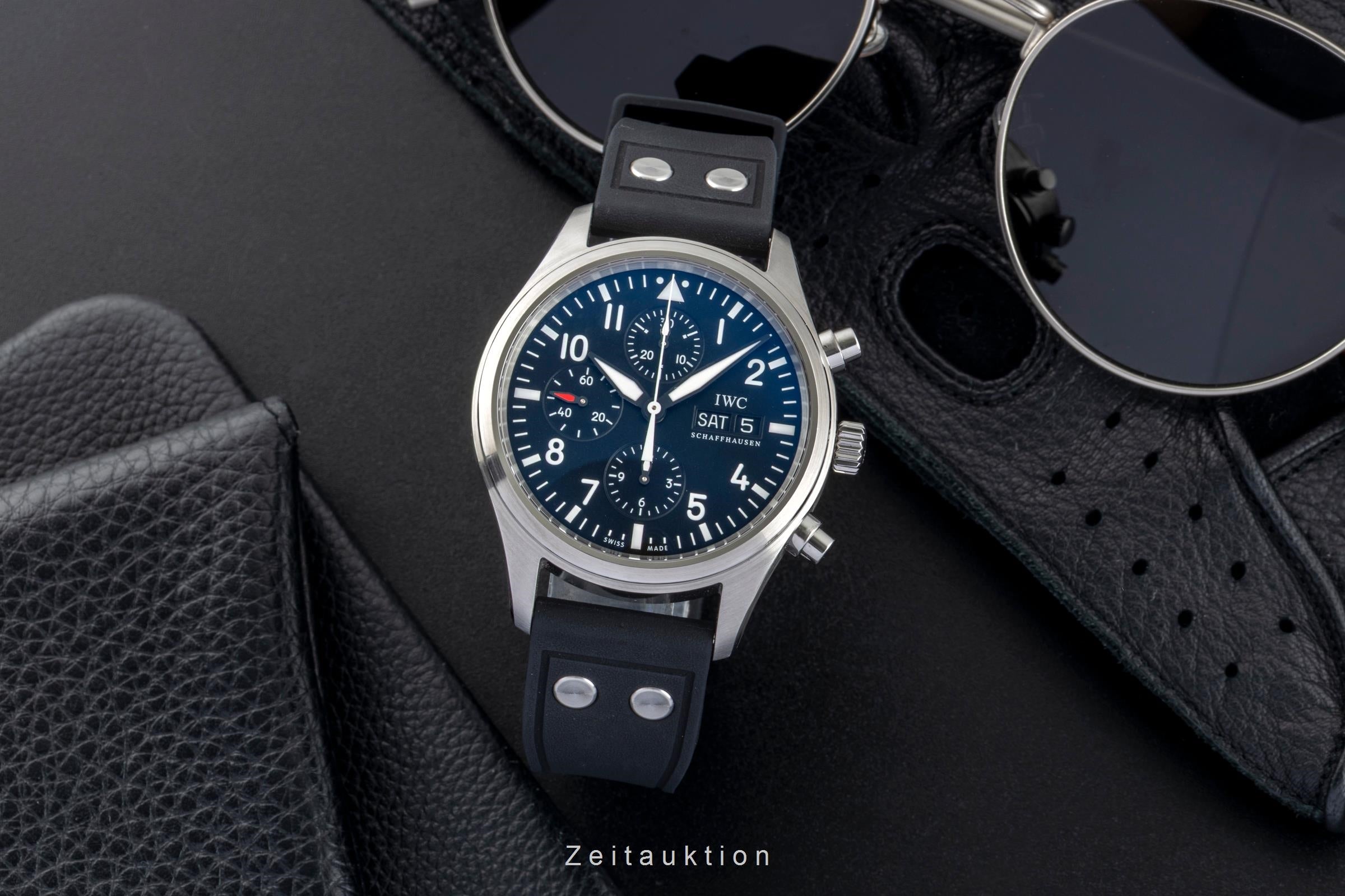 IWC Fliegerchronograph chronograph steel automatic men's watch IW371701 LP: 7800EUR  [2602407]