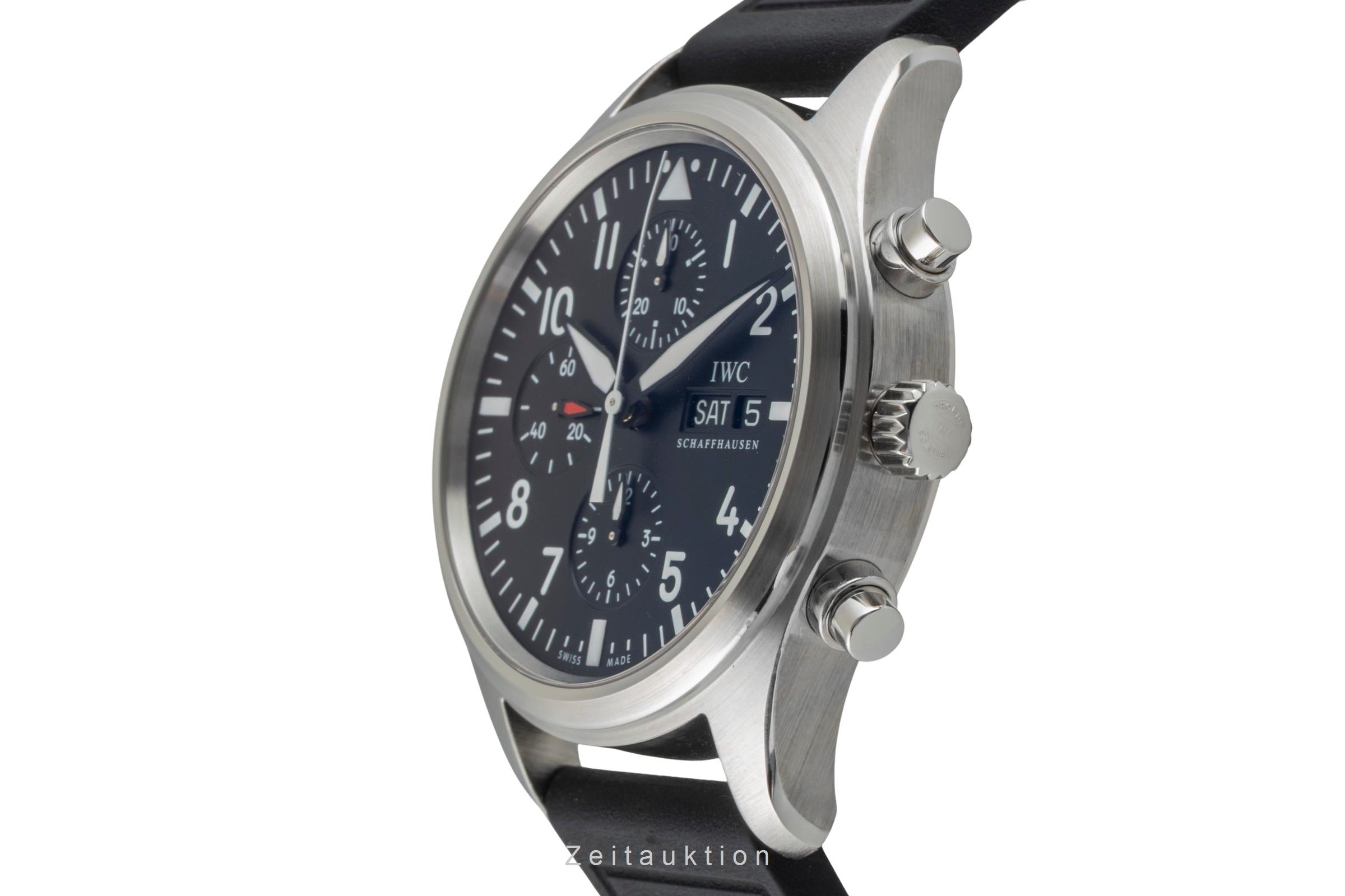 IWC Fliegerchronograph chronograph steel automatic men's watch IW371701 LP: 7800EUR  [2602407]