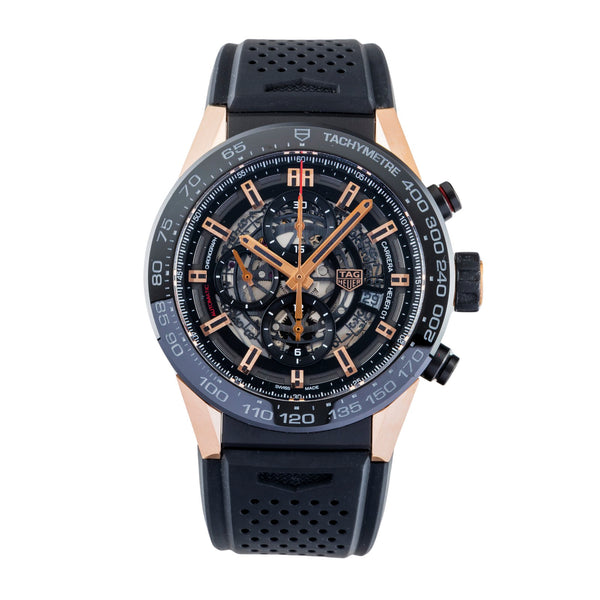 Tag Heuer Carrera chronographe titane / or automatique montre pour hommes CAR2A5A.FT6044  [2602408]