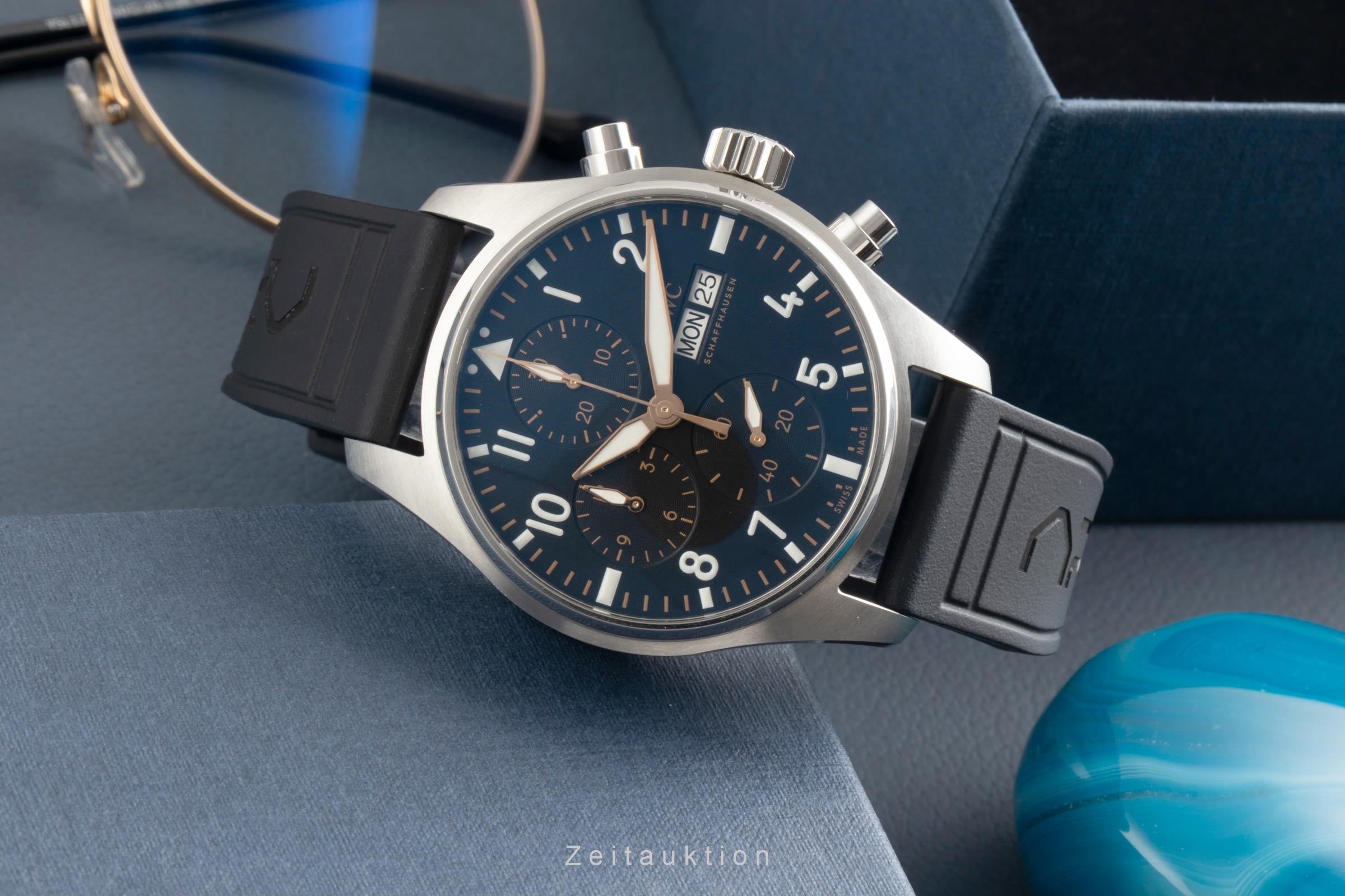 IWC Fliegerchronograph acero automático reloj para caballeros IW388116 LP: 7700EUR  [2602409]