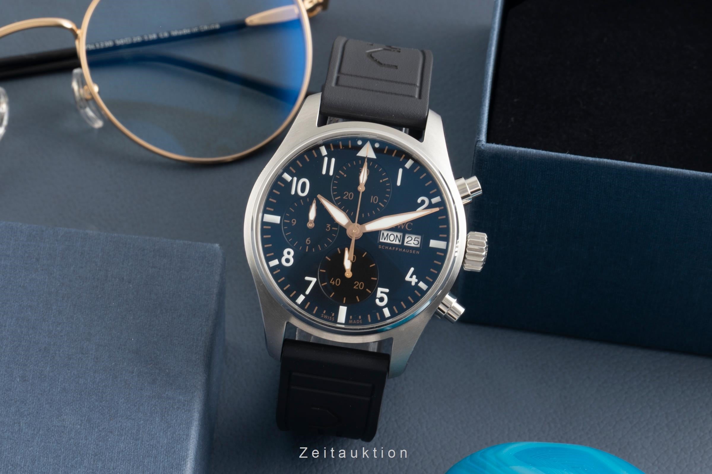 IWC Fliegerchronograph acero automático reloj para caballeros IW388116 LP: 7700EUR  [2602409]