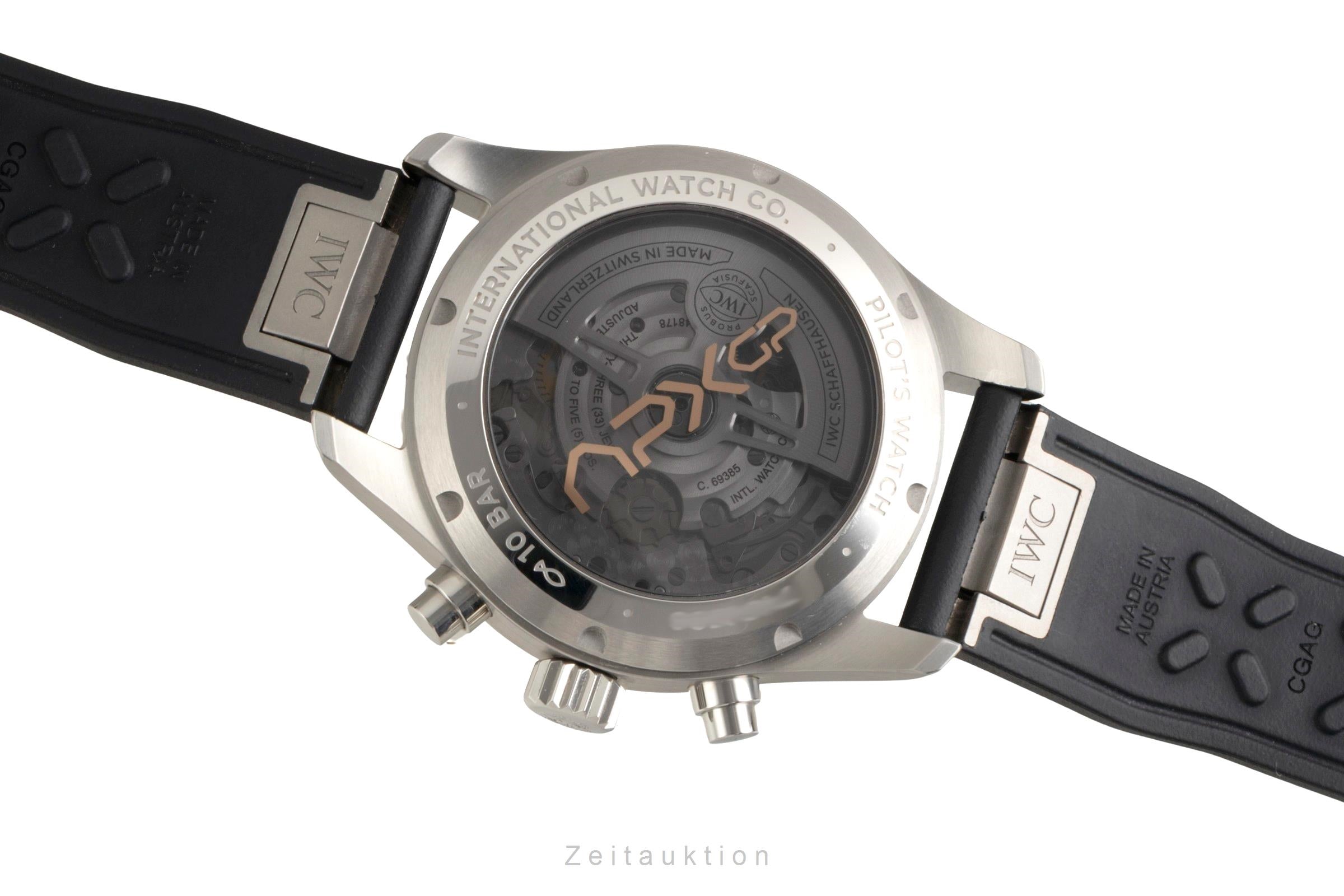 IWC Fliegerchronograph acero automático reloj para caballeros IW388116 LP: 7700EUR  [2602409]