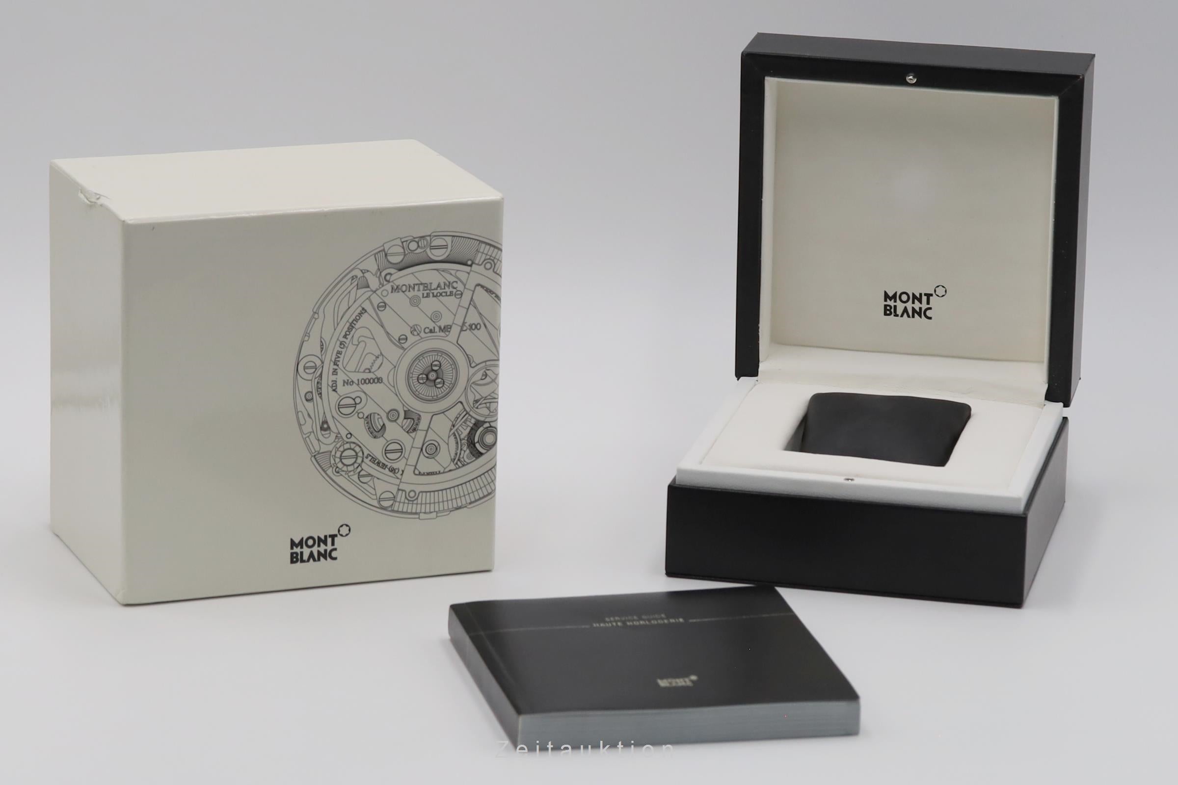 Montblanc TimeWalker TwinFly Chronograph Stahl Automatik Ref. 105077 7175 B&P [2602416]