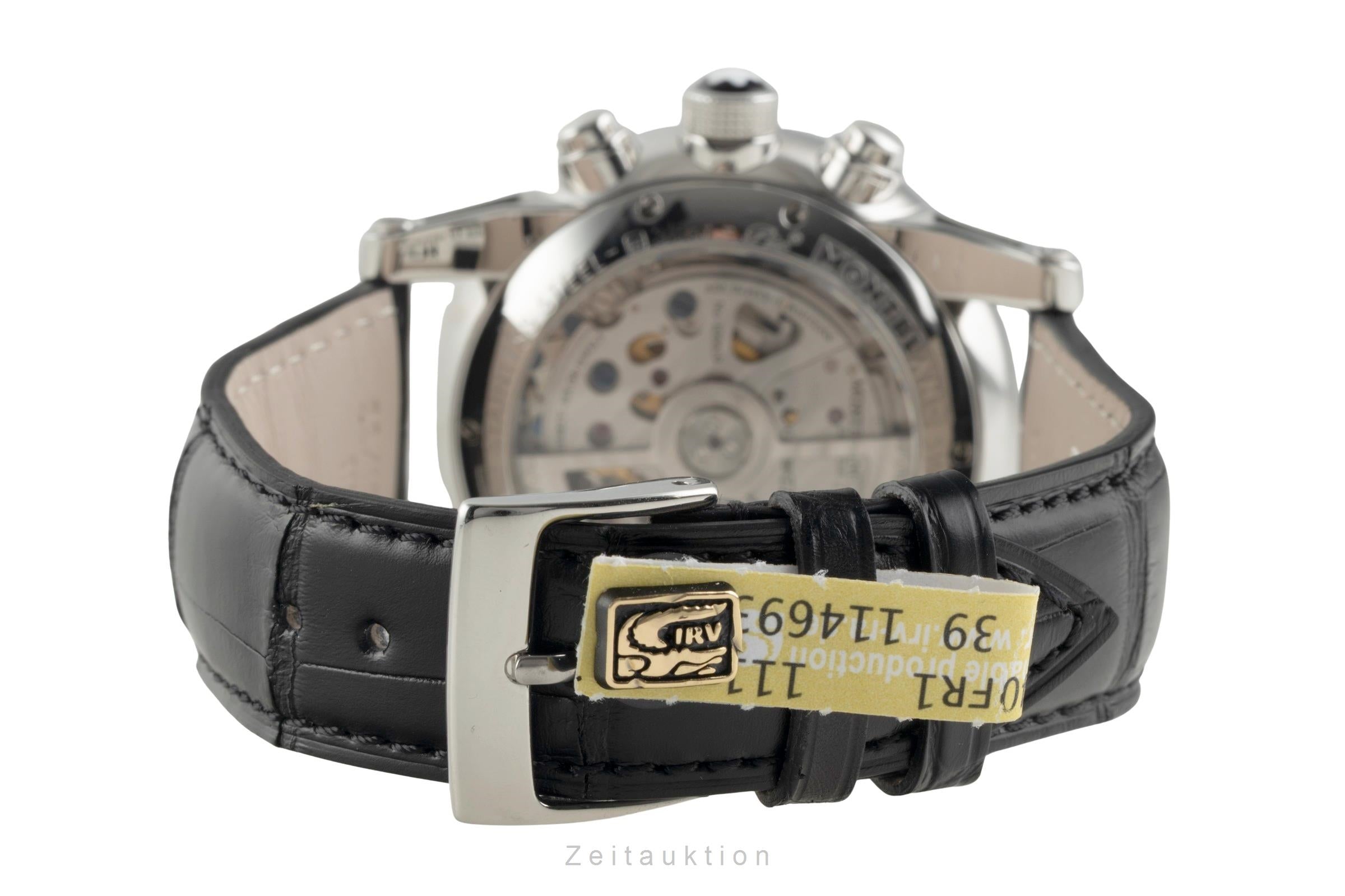 Montblanc TimeWalker TwinFly Chronograph Stahl Automatik Ref. 105077 7175 B&P [2602416]