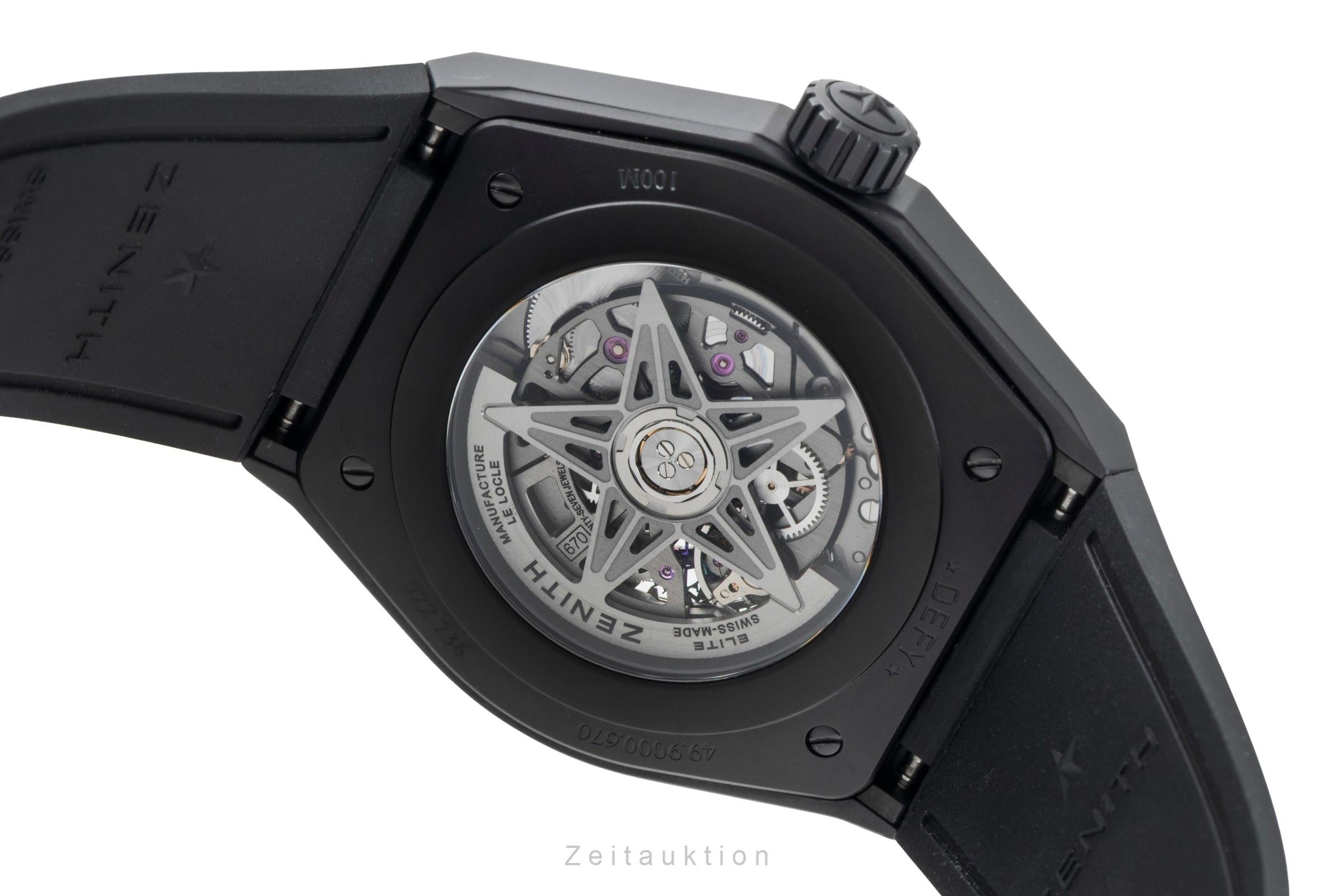 Zenith Defy cerámica automático reloj para caballeros 49.9000.670/77.R782  [2602420]
