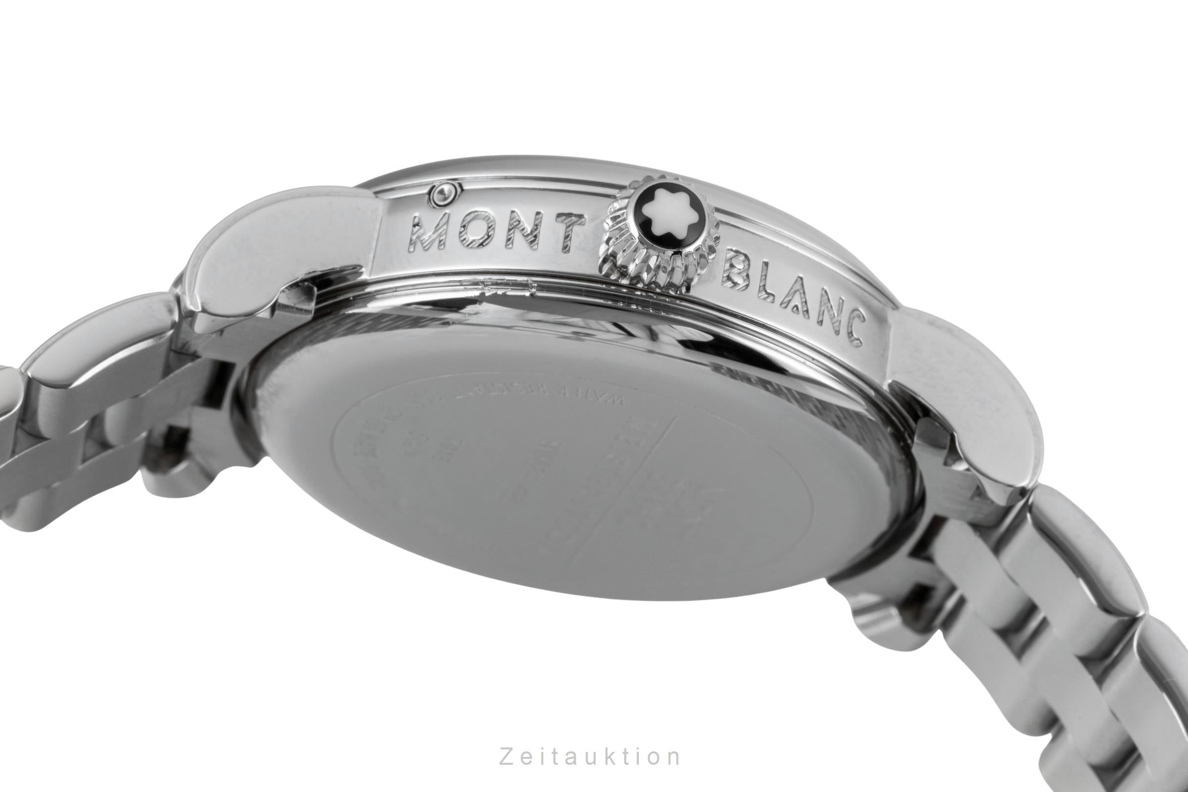 Montblanc Meisterstück Dual Time Automatik Edelstahl Herrenuhr Ref. 7018 [2602421]