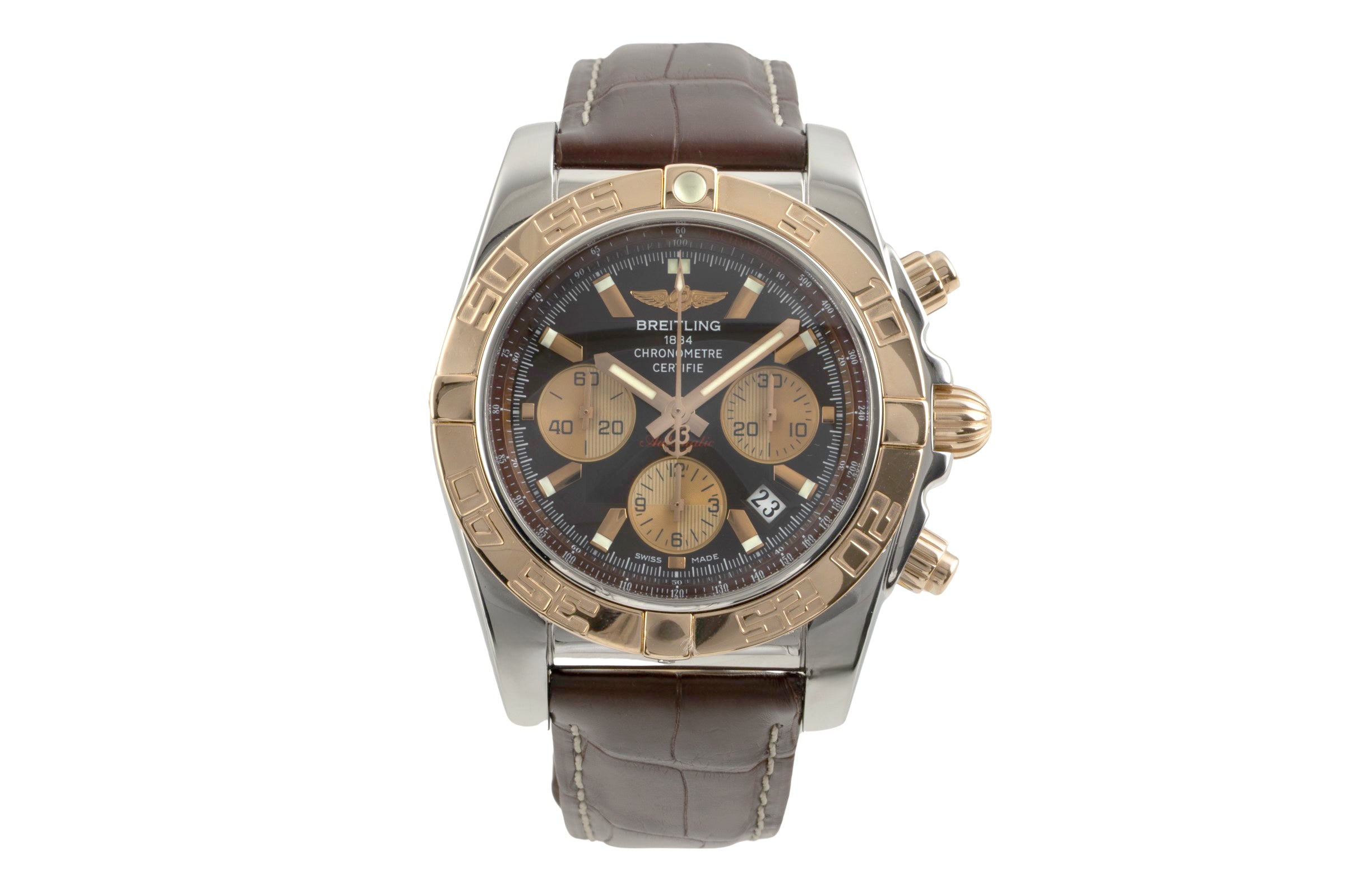 Breitling Chronomat 44 cronógrafo acero / oro automático reloj para caballeros CB0110  [2602425]