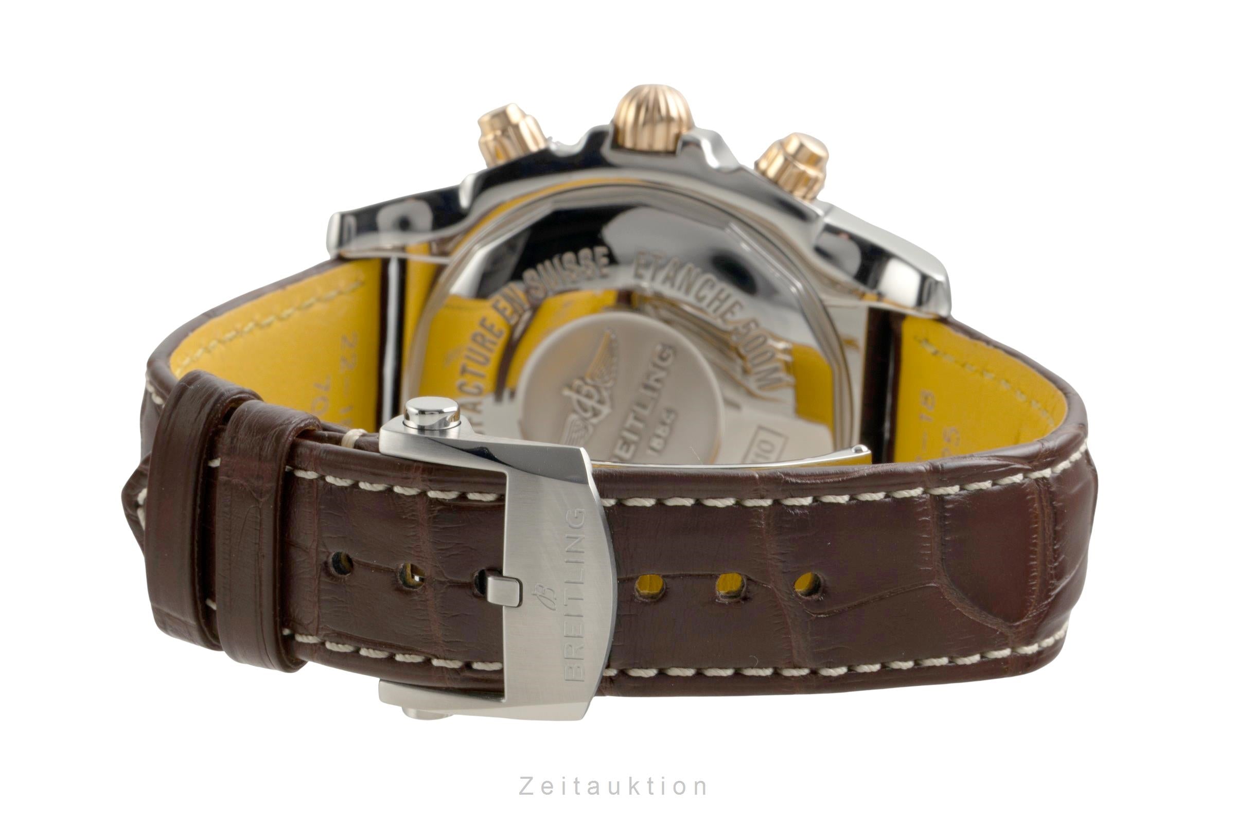 Breitling Chronomat 44 chronographe acier / or  automatique montre pour hommes CB0110  [2602425]