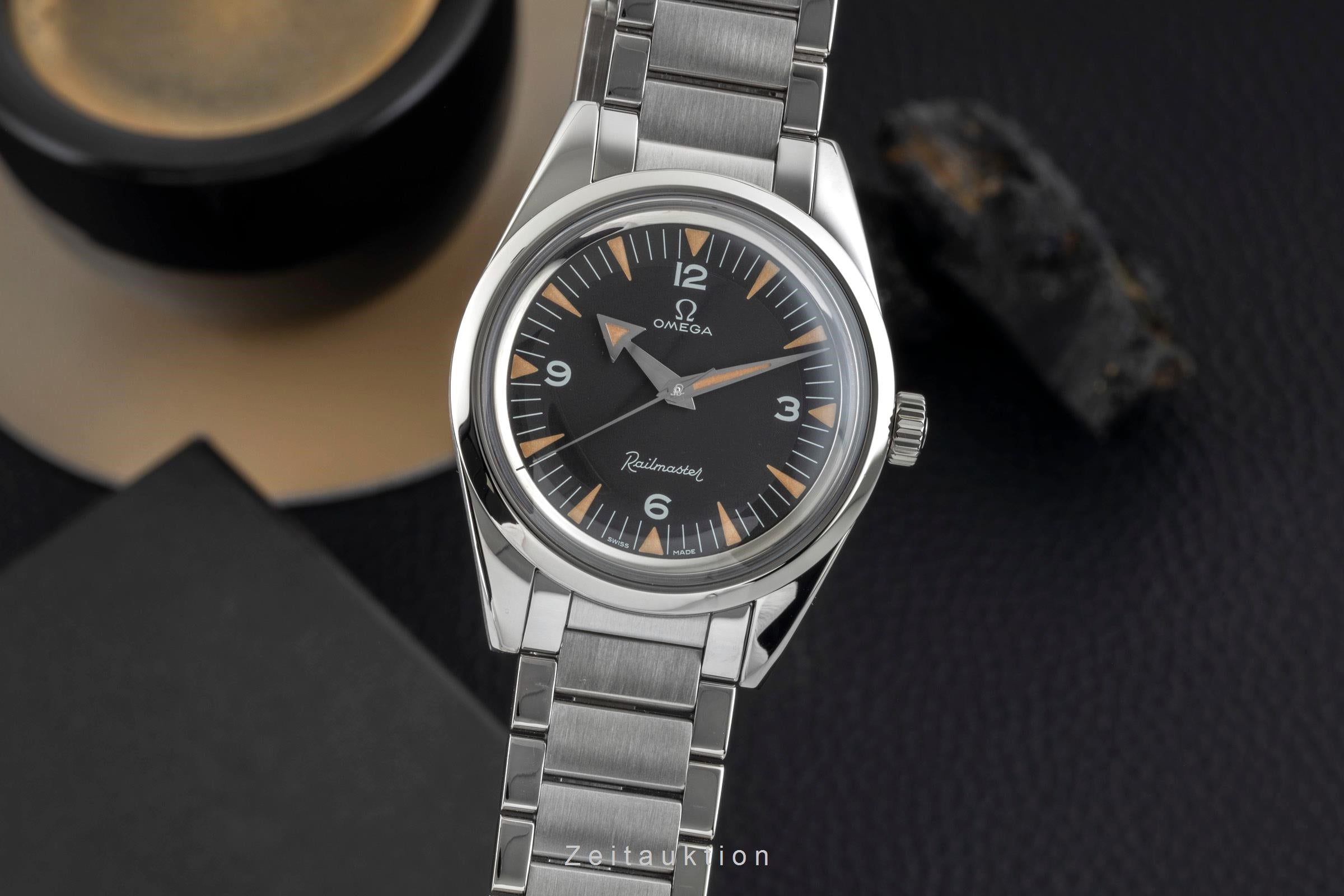 Omega Railmaster acier automatique montre pour hommes 220.10.38.20.01.002 Limited  [2602429]