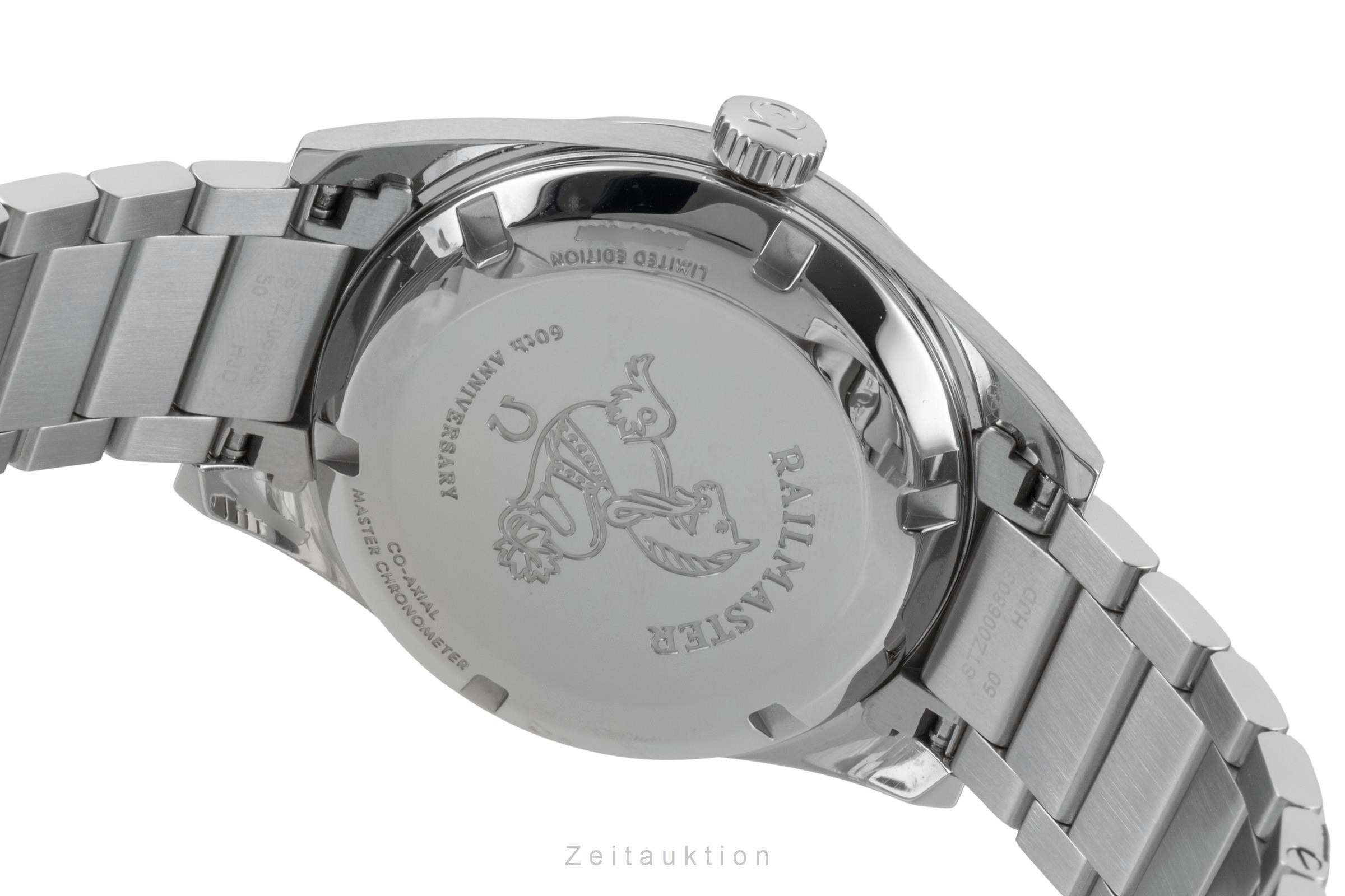 Omega Railmaster acero automático reloj para caballeros 220.10.38.20.01.002 Limited  [2602429]