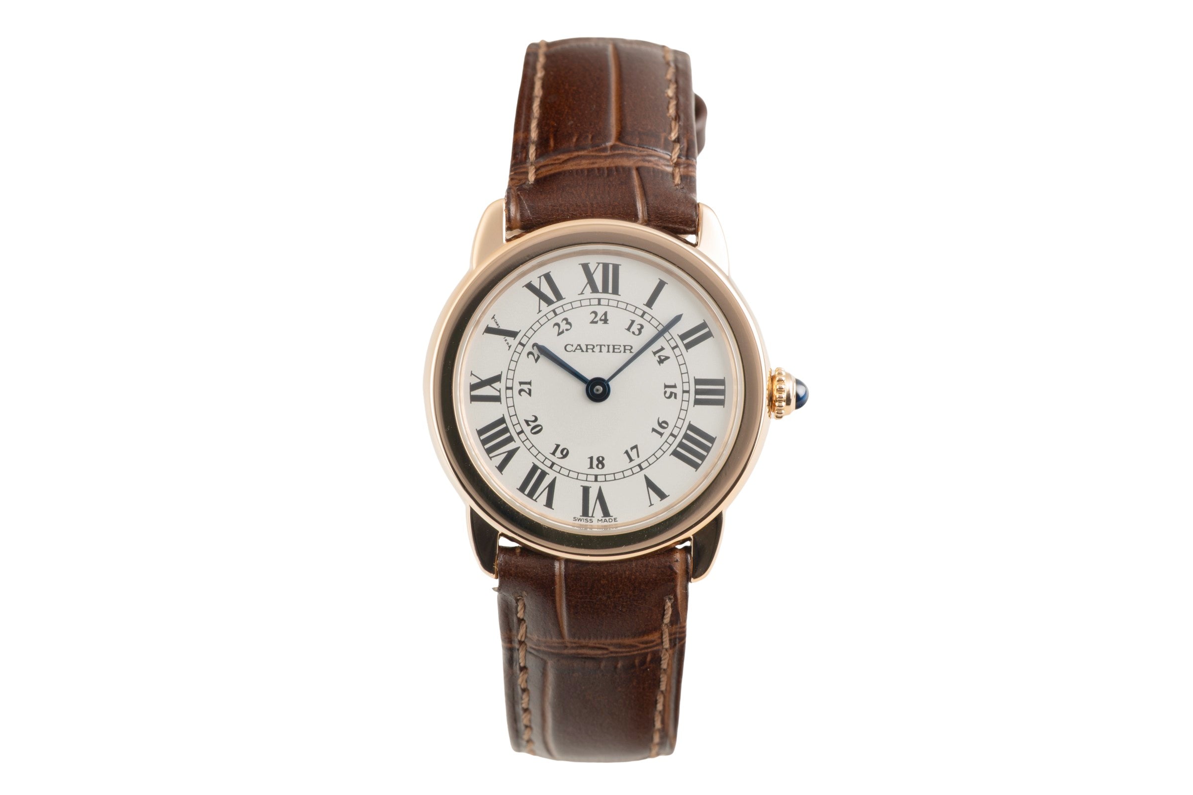 Cartier Ronde Solo De Cartier Roségold / Stahl  Ref. W6701007 Papiere 2018 [2602431]