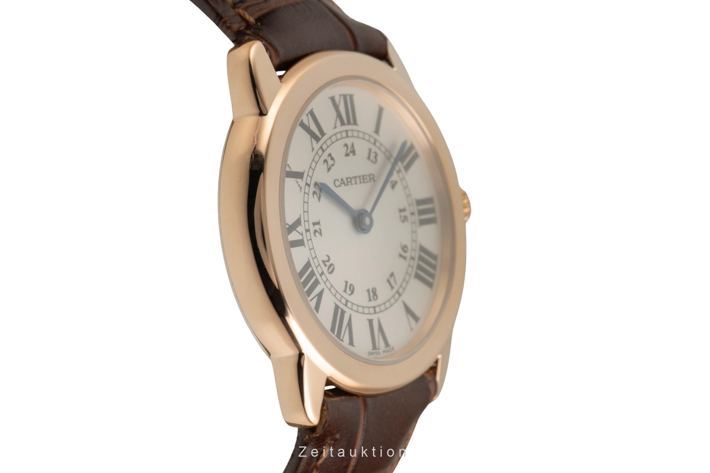 Cartier Ronde Solo acero / oro cuarzo reloj para damas  W6701007  [2602431]