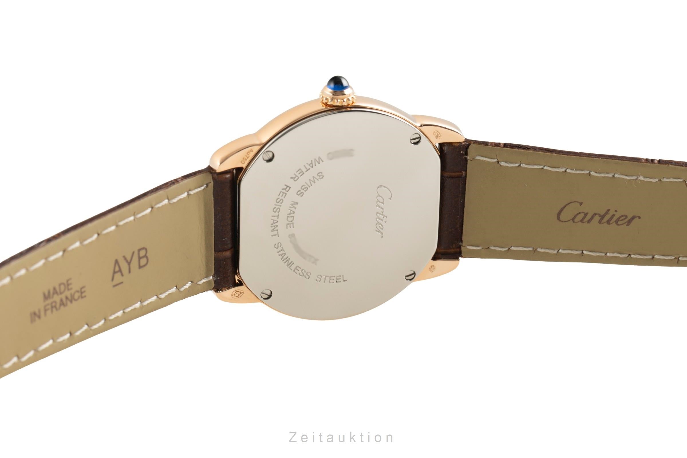 Cartier Ronde Solo acero / oro cuarzo reloj para damas  W6701007  [2602431]