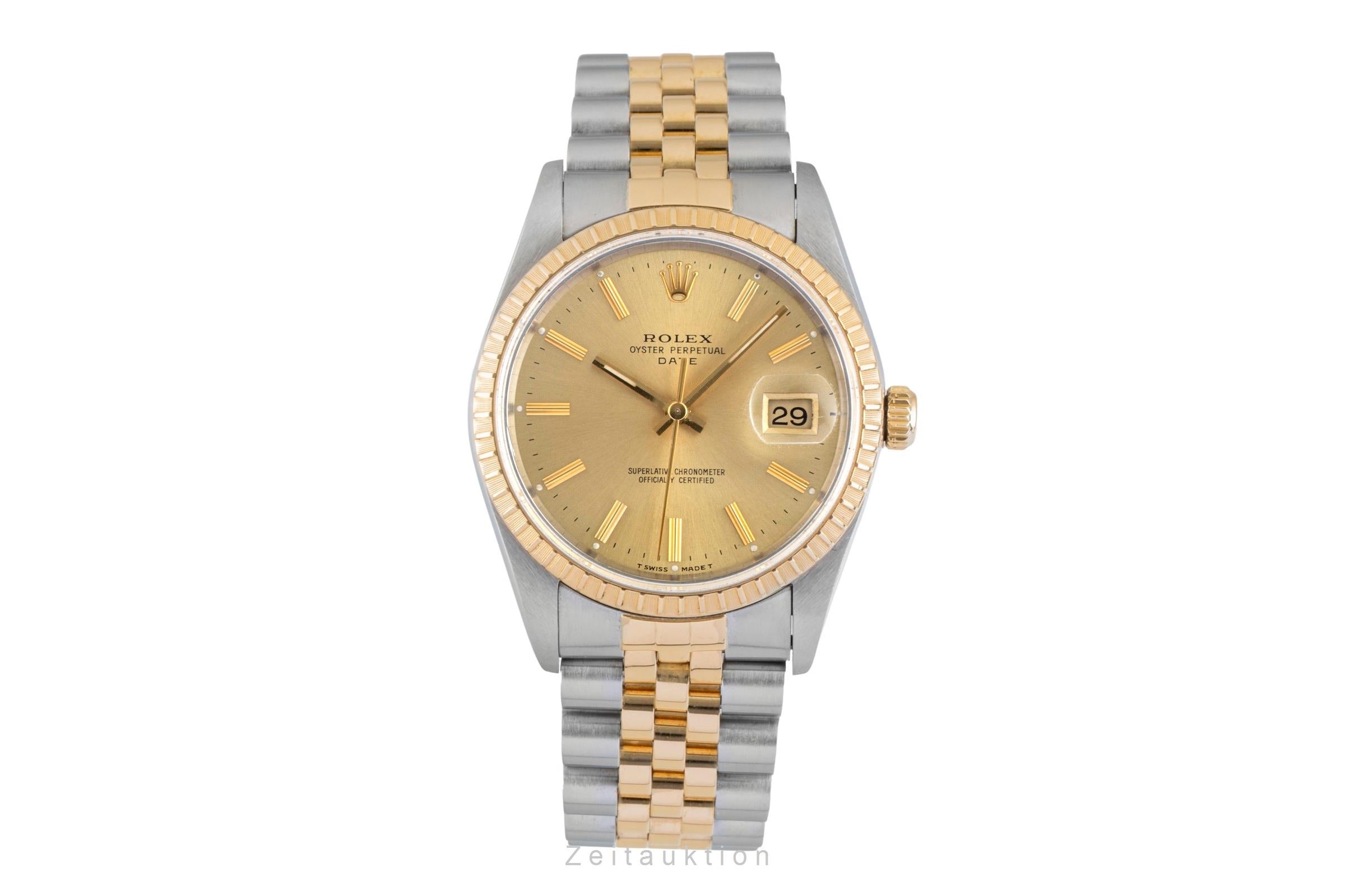 Rolex Datejust acciaio / oro automatismo orologio da uomo 15223  [2602432]