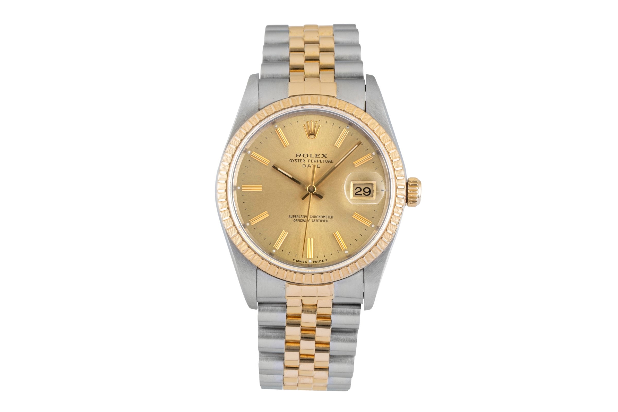 Rolex Datejust acero / oro automático reloj para caballeros 15223  [2602432]