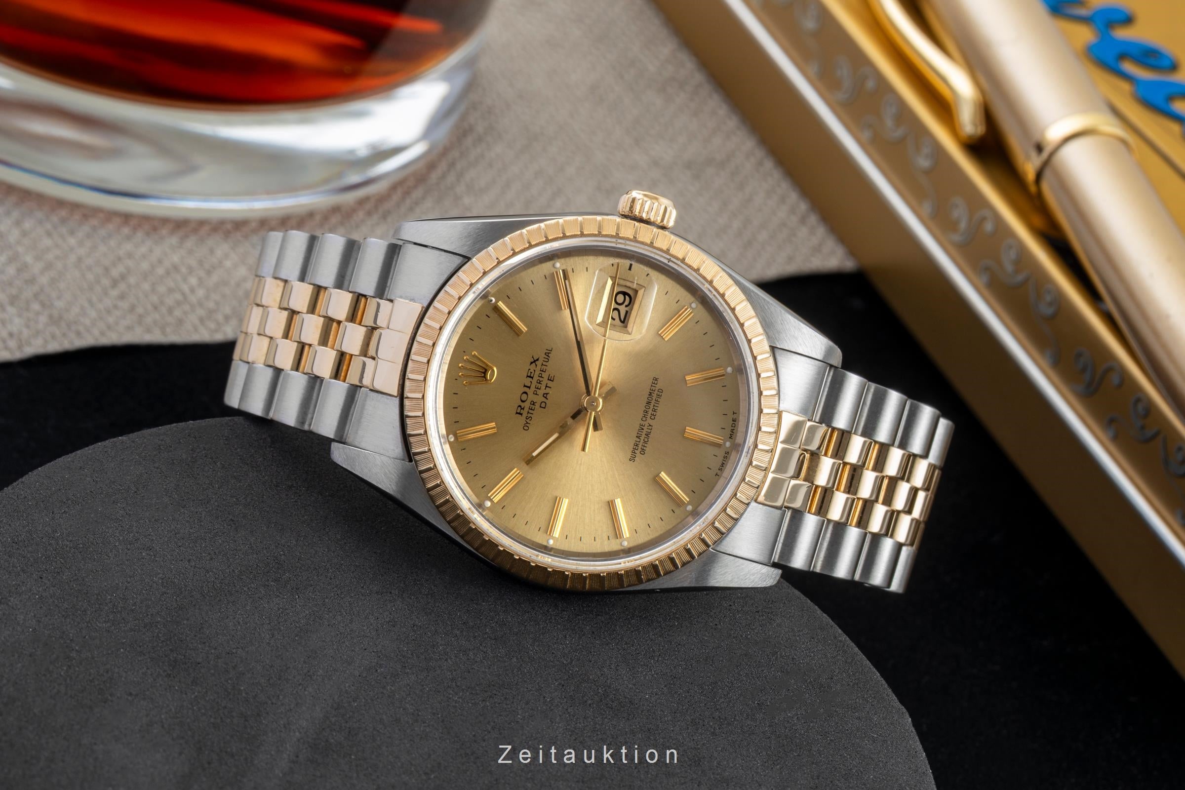 Rolex Datejust acciaio / oro automatismo orologio da uomo 15223  [2602432]