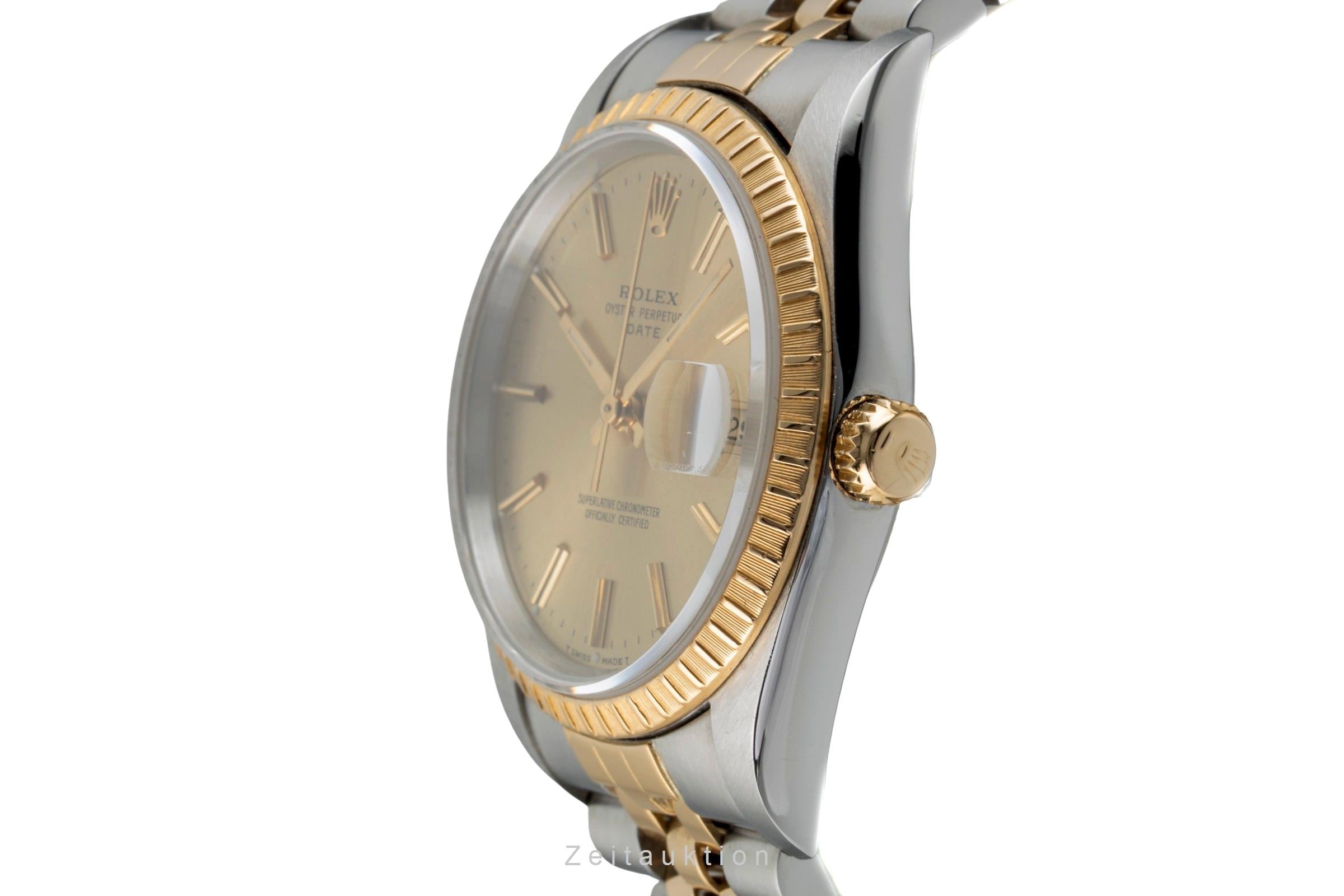 Rolex Datejust acciaio / oro automatismo orologio da uomo 15223  [2602432]
