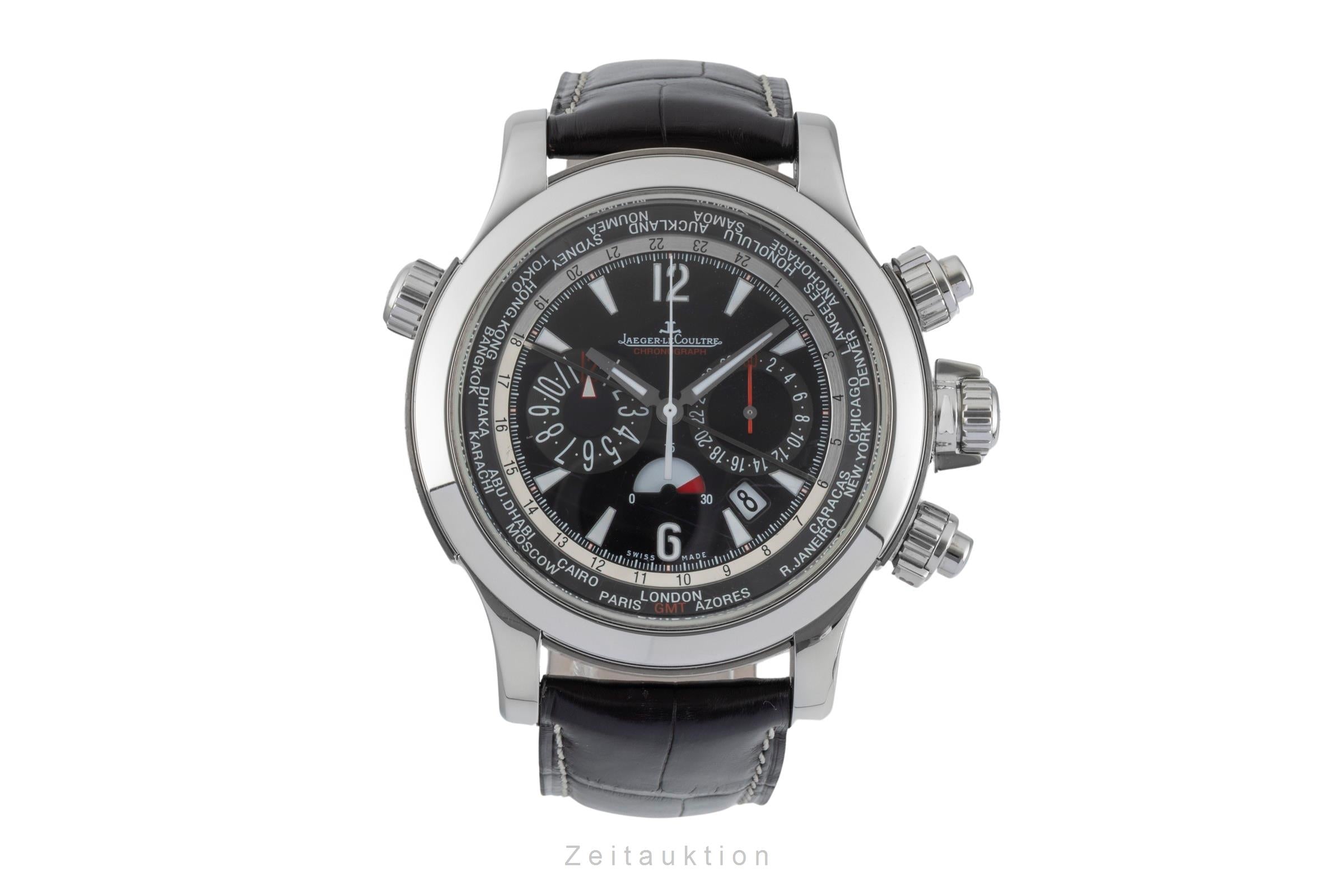 Jaeger LeCoultre Master Compressor cronografo acciaio / titanio automatismo orologio da uomo Q1768470, 150.8.22  [2602433]