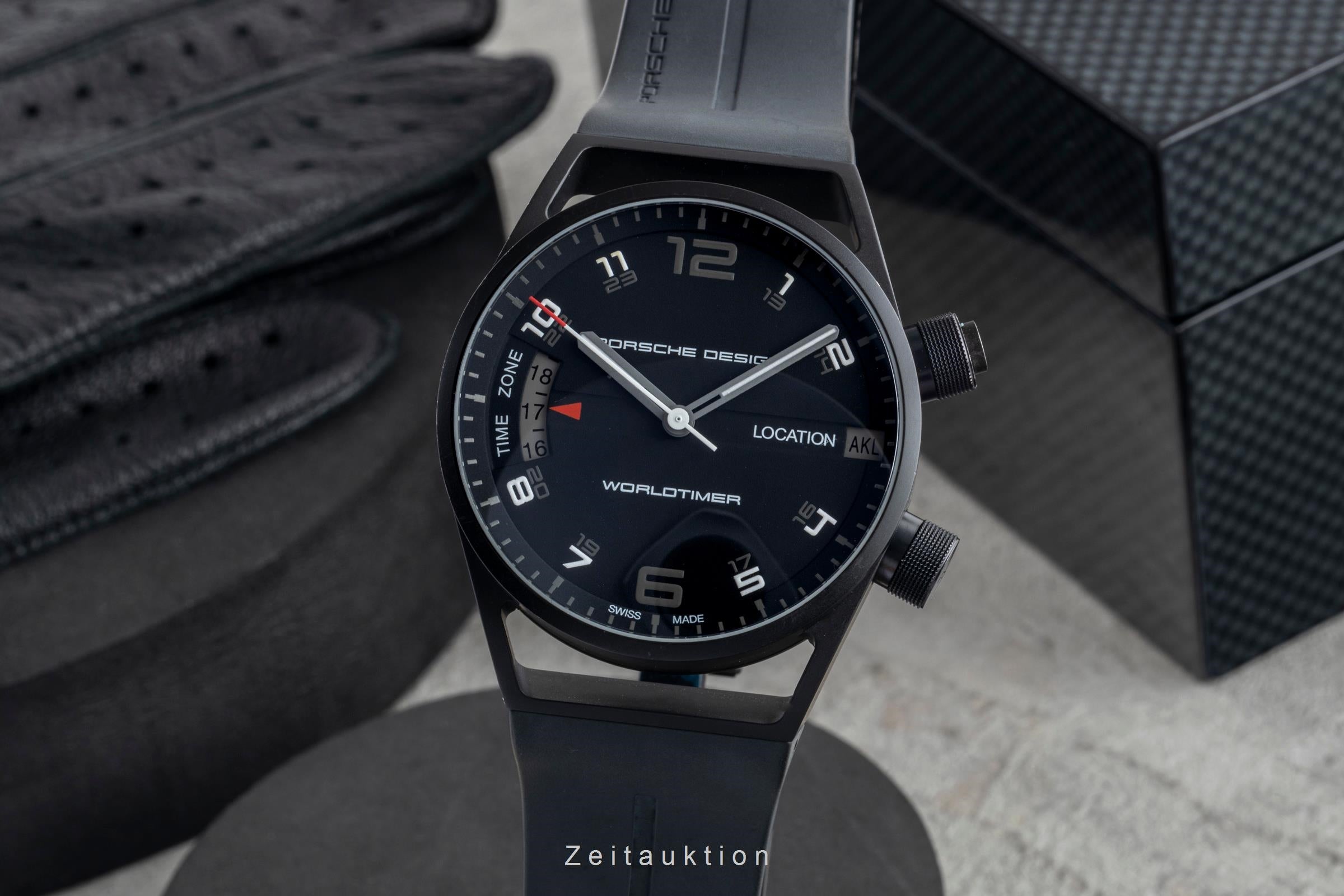 Porsche Design Worldtimer titanium automatic men's watch 6750.13  [2602434]