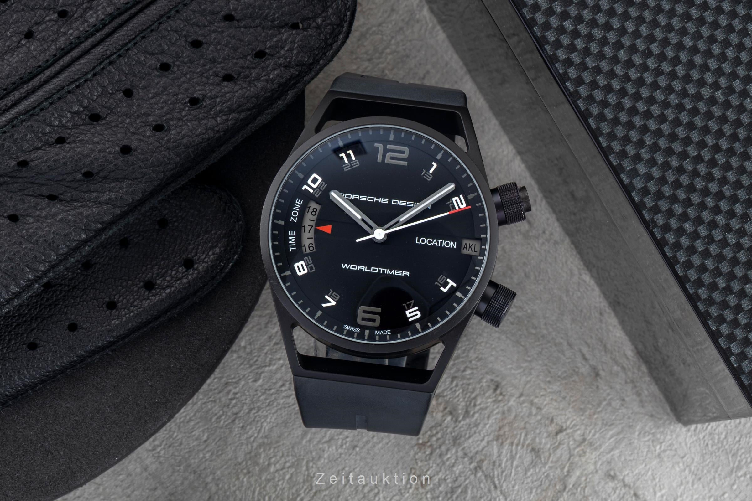 Porsche Design Worldtimer GMT Automatik Herrenuhr Ref. 6750.13 Papiere [2602434]