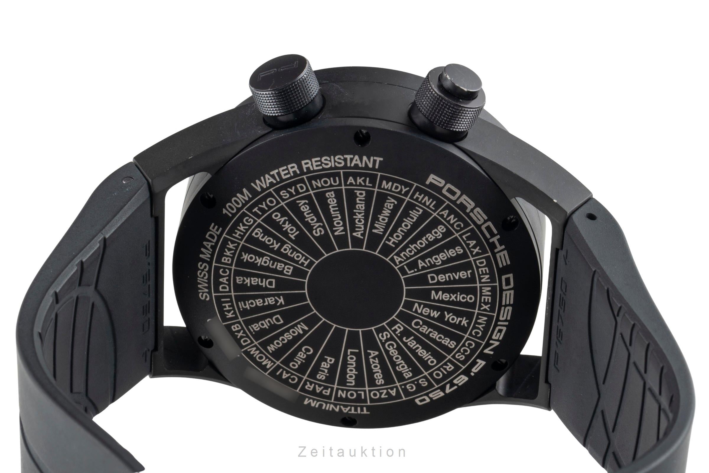 Porsche Design Worldtimer GMT Automatik Herrenuhr Ref. 6750.13 Papiere [2602434]