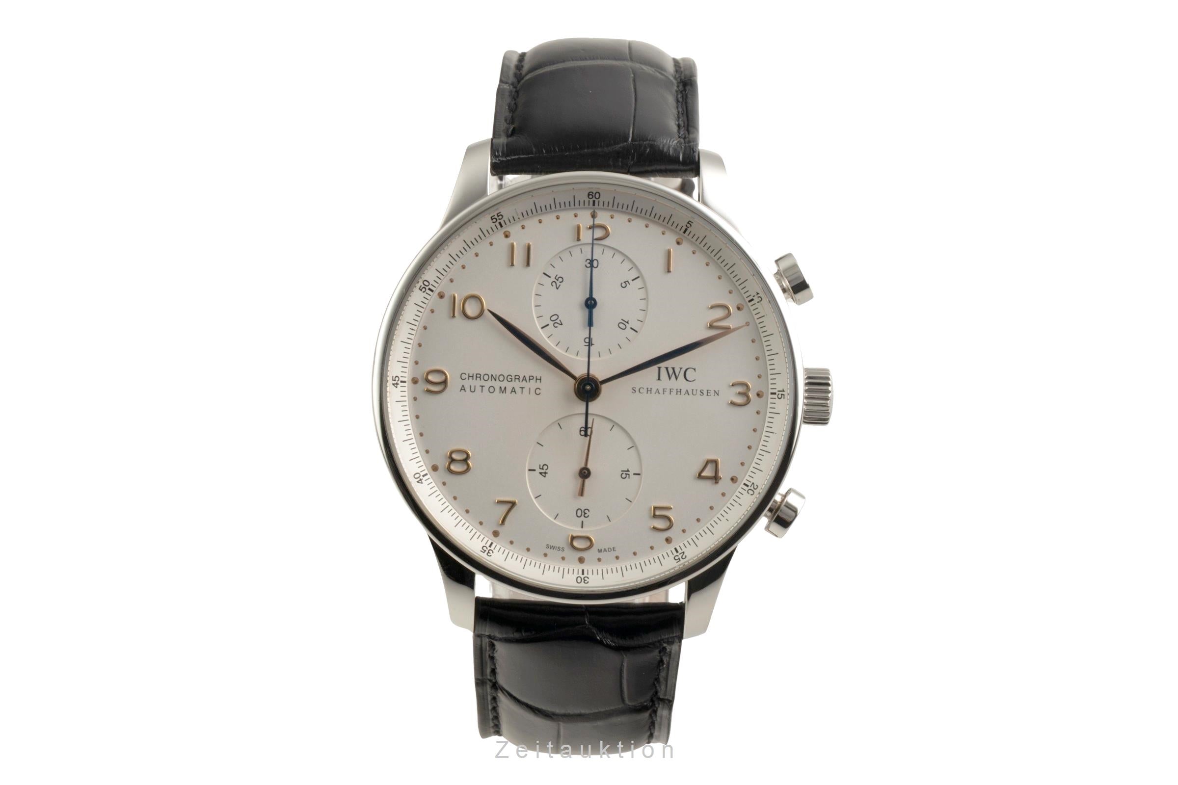 IWC Portugieser chronograph steel automatic men's watch IW371401  [2602435]