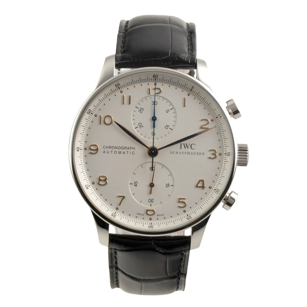 IWC Portugieser chronograph steel automatic men's watch IW371401  [2602435]