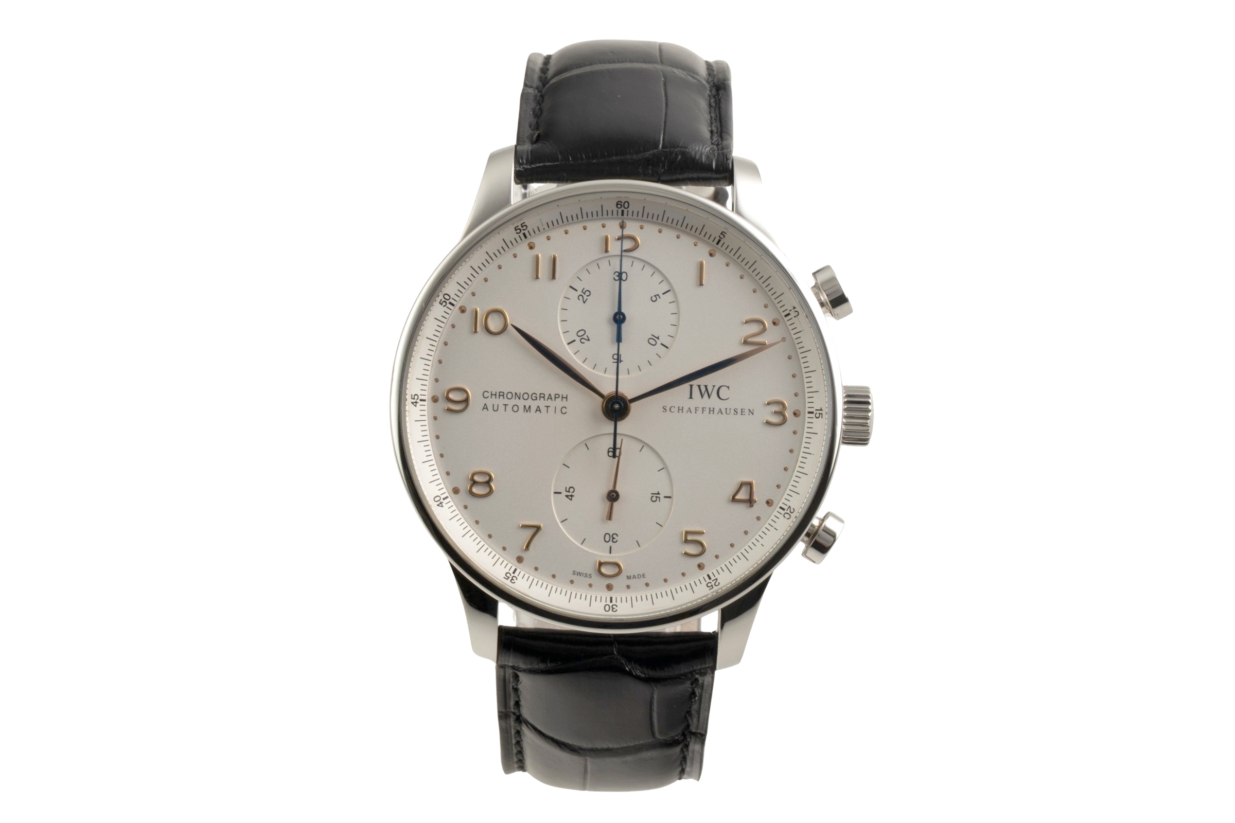 IWC Portugieser Chronograph Stahl Automatik Herrenuhr Ref. IW371401  [2602435]