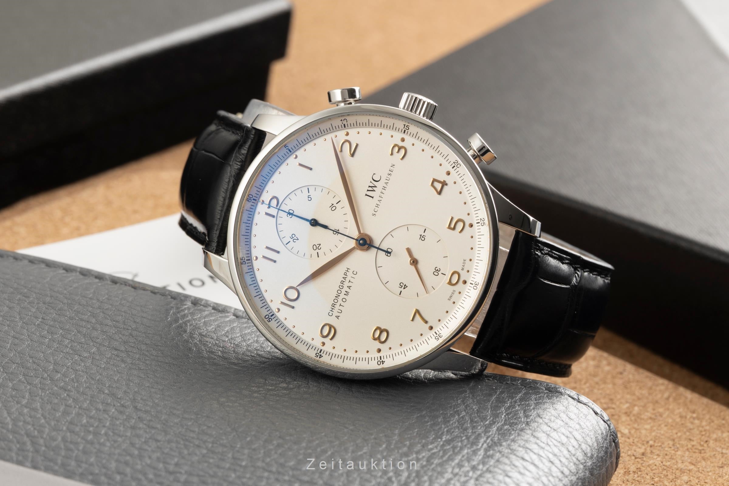 IWC Portugieser chronograph steel automatic men's watch IW371401  [2602435]