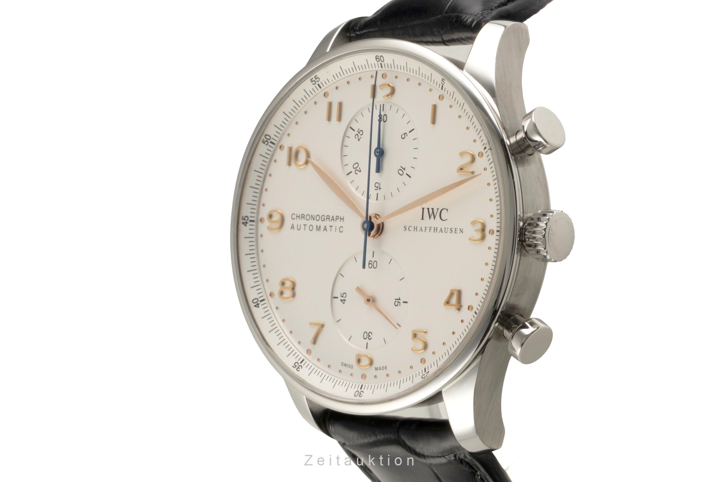 IWC Portugieser chronograph steel automatic men's watch IW371401  [2602435]