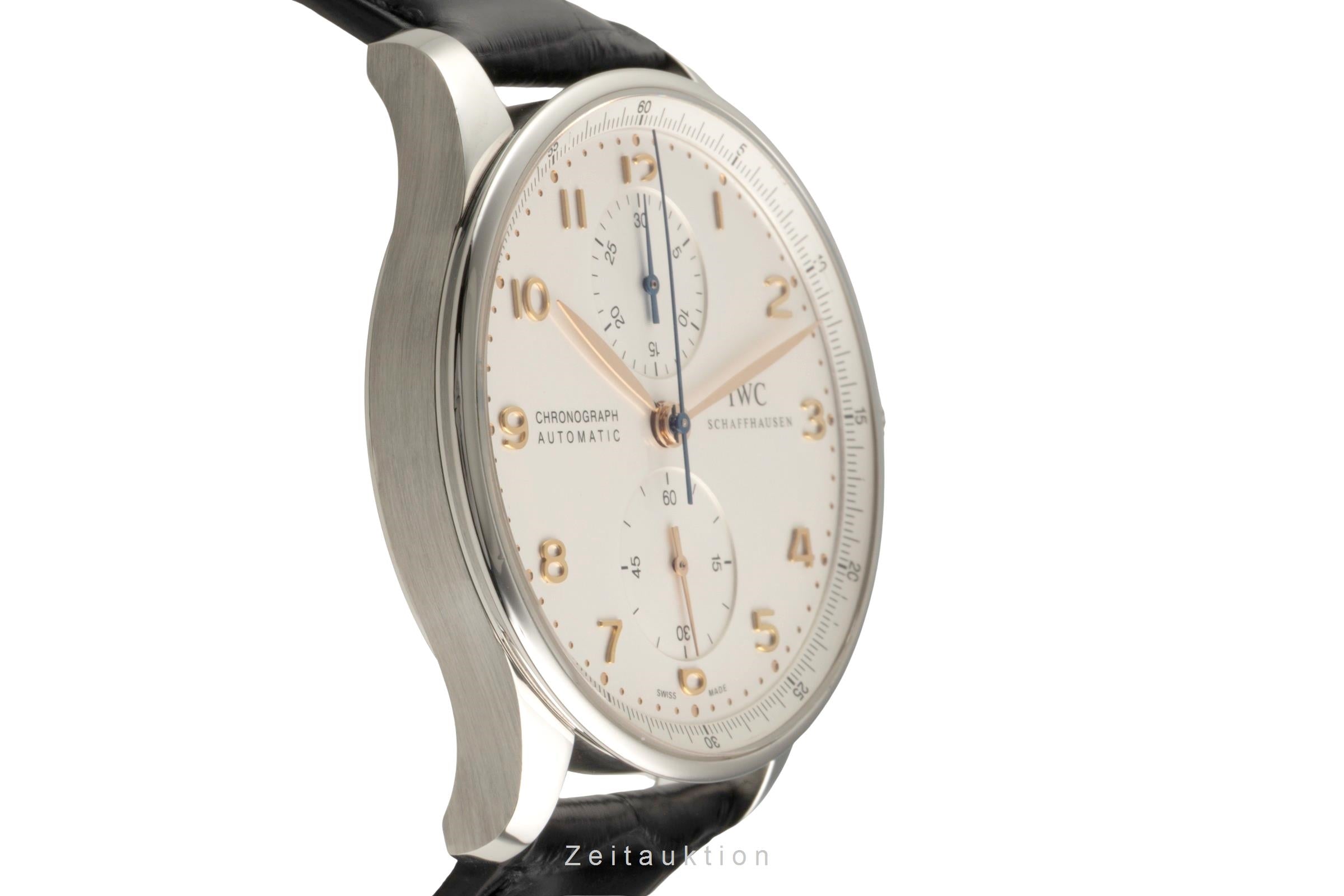 IWC Portugieser chronograph steel automatic men's watch IW371401  [2602435]