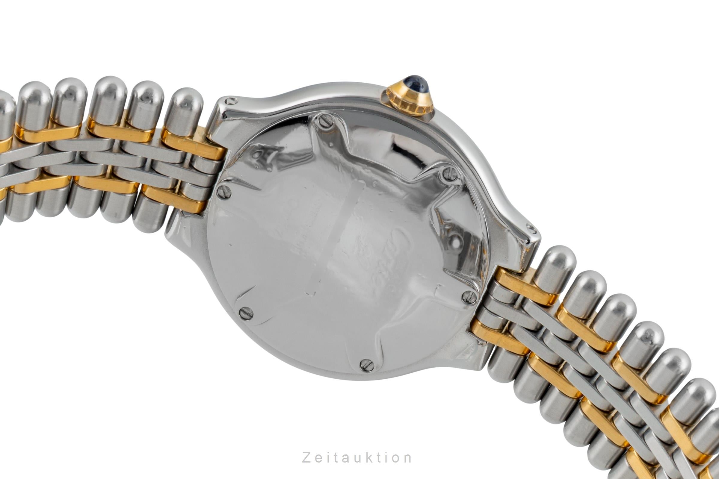 Cartier Must De Cartier 21 XL Stahl / vergoldet Quarz Ref. 9011 Box & Papiere  [2602437]