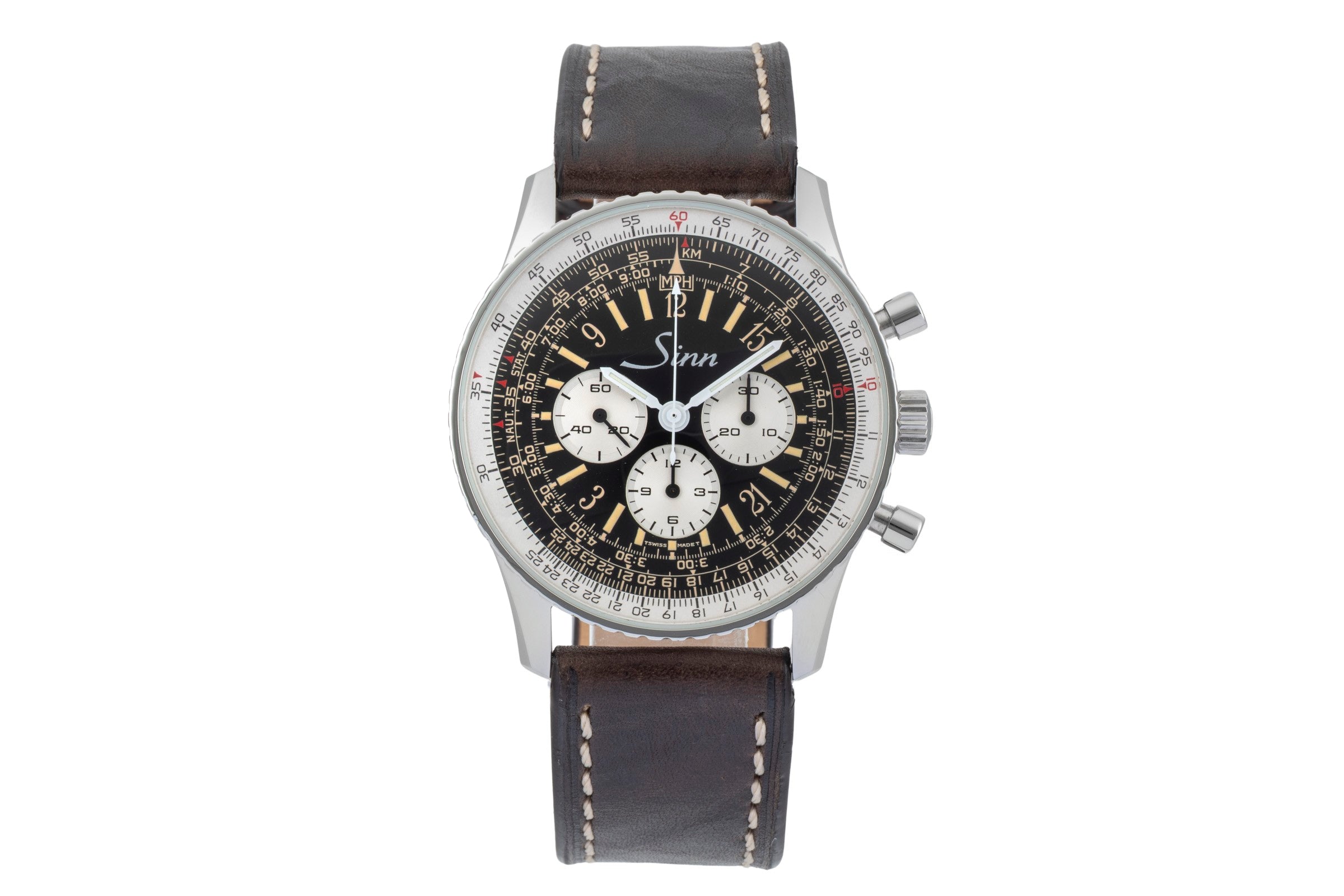 Sinn 903 St Chronograph Handaufzug Edelstahl Herrenuhr Ref. 903 Klassiker [2602438]