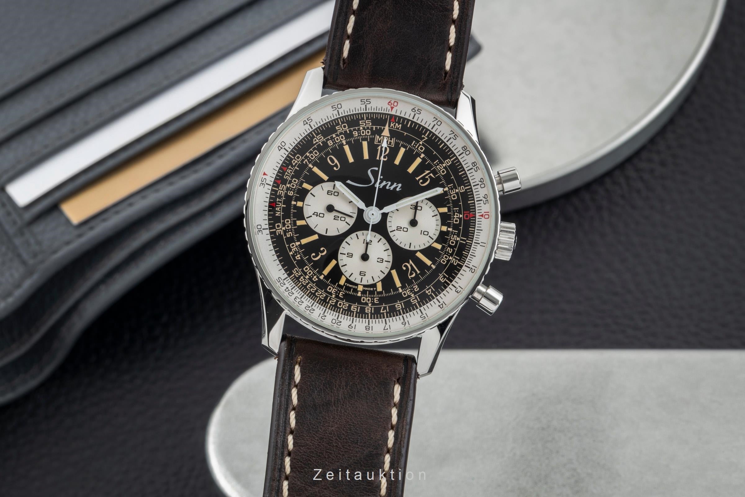 Sinn 903 St Chronograph Handaufzug Edelstahl Herrenuhr Ref. 903 Klassiker [2602438]